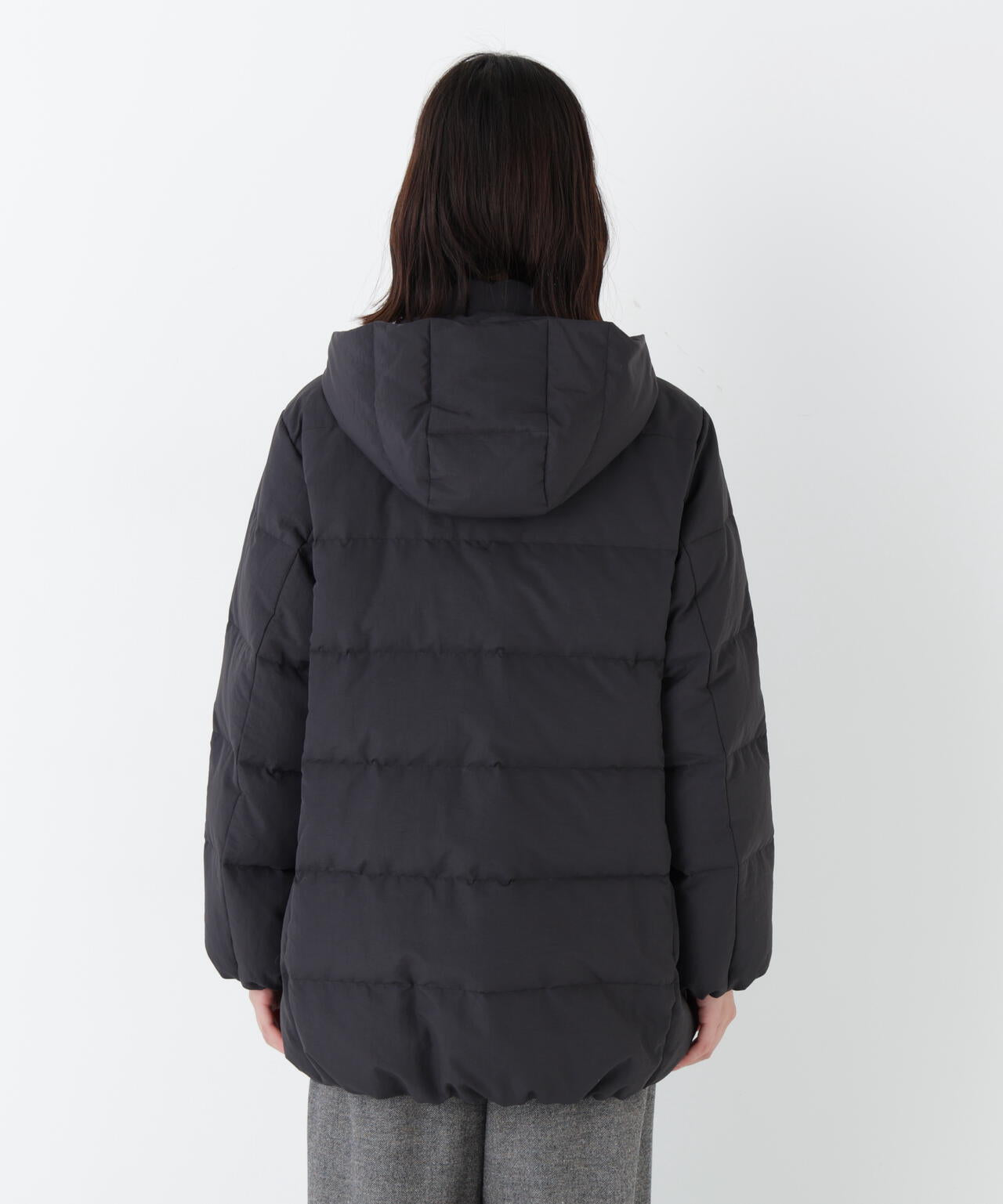 ≪フード取り外し可能≫フーディースタンドカラー２ｗａｙダウンコート