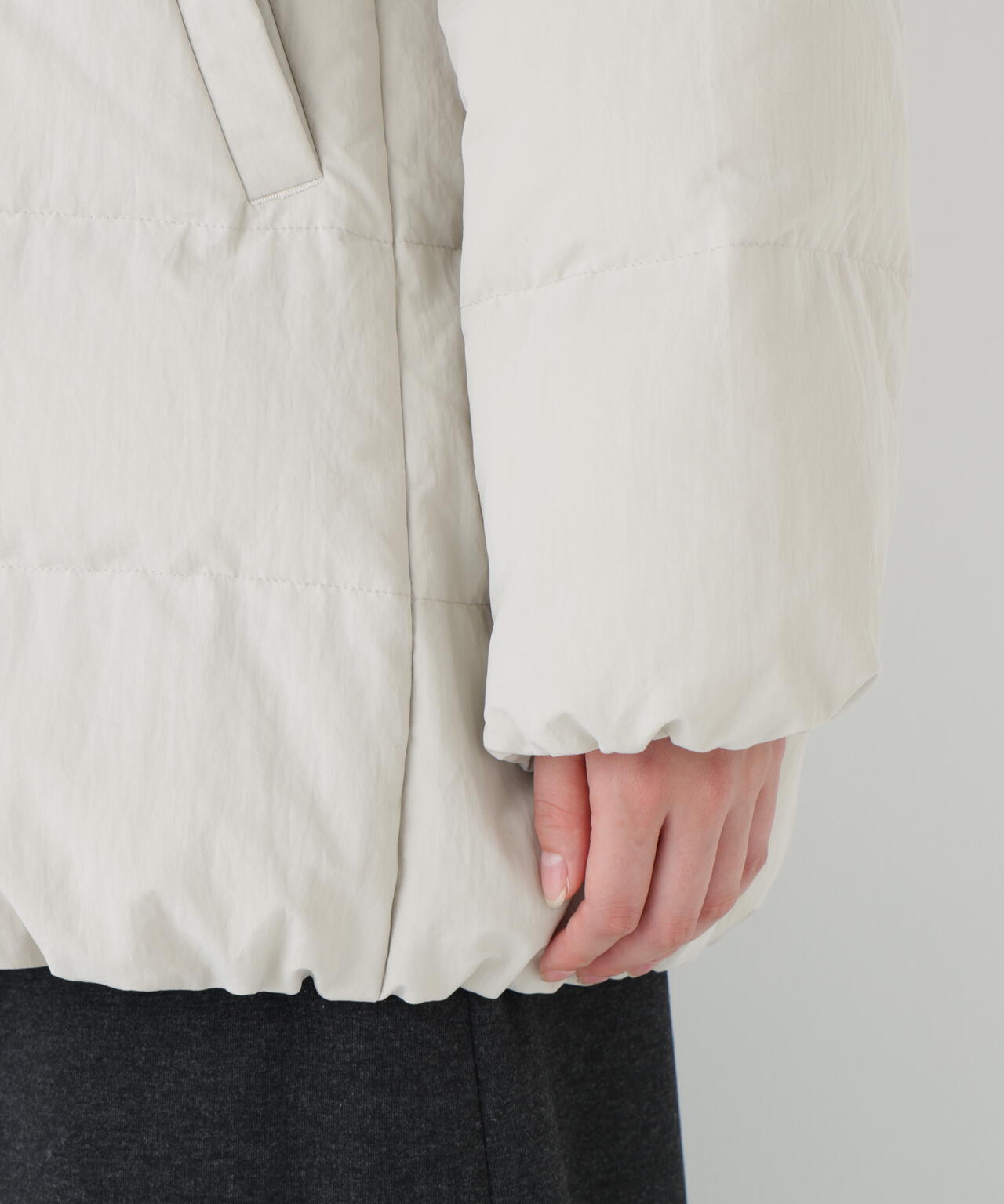 ≪フード取り外し可能≫フーディースタンドカラー２ｗａｙダウンコート