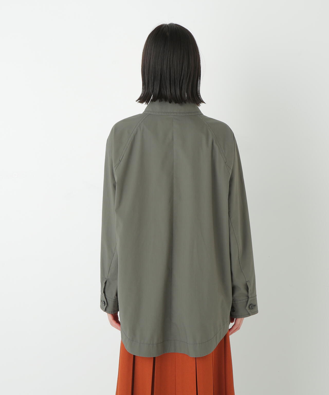 ステンカラーシャツコート