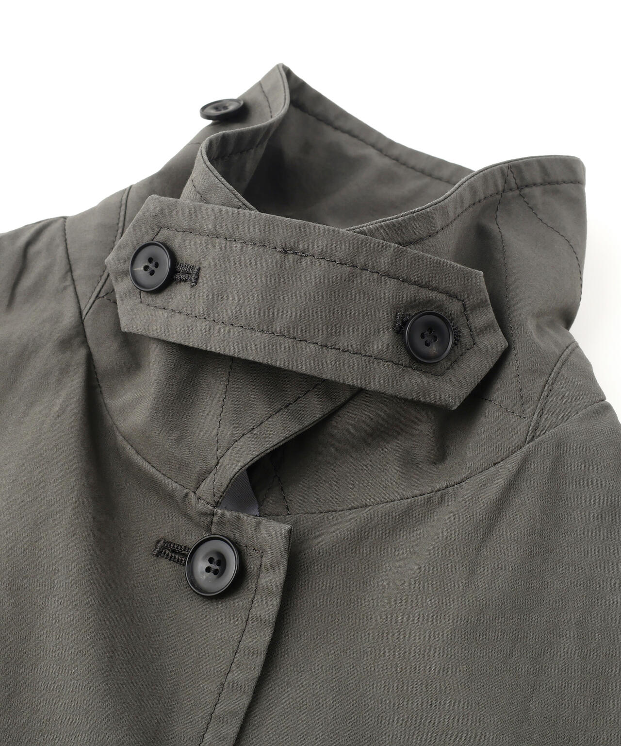 ステンカラーシャツコート