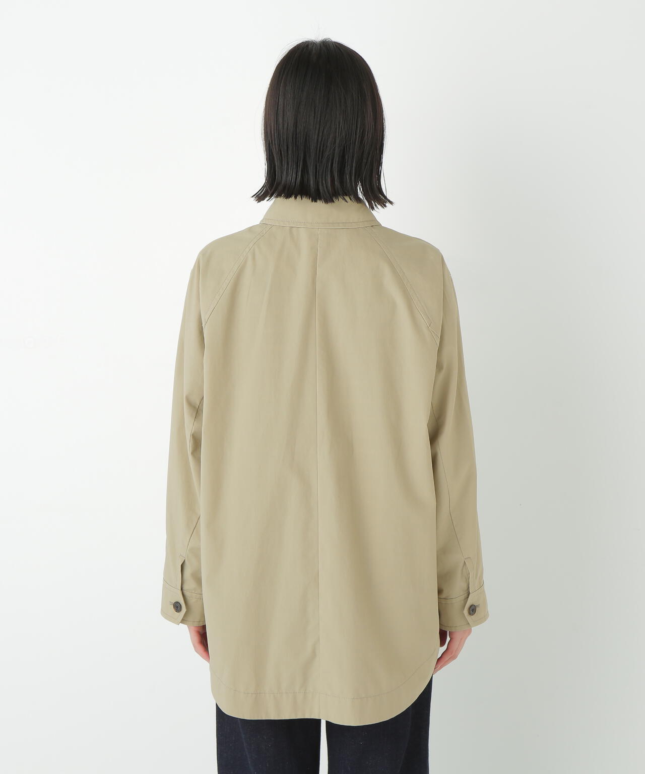 ステンカラーシャツコート