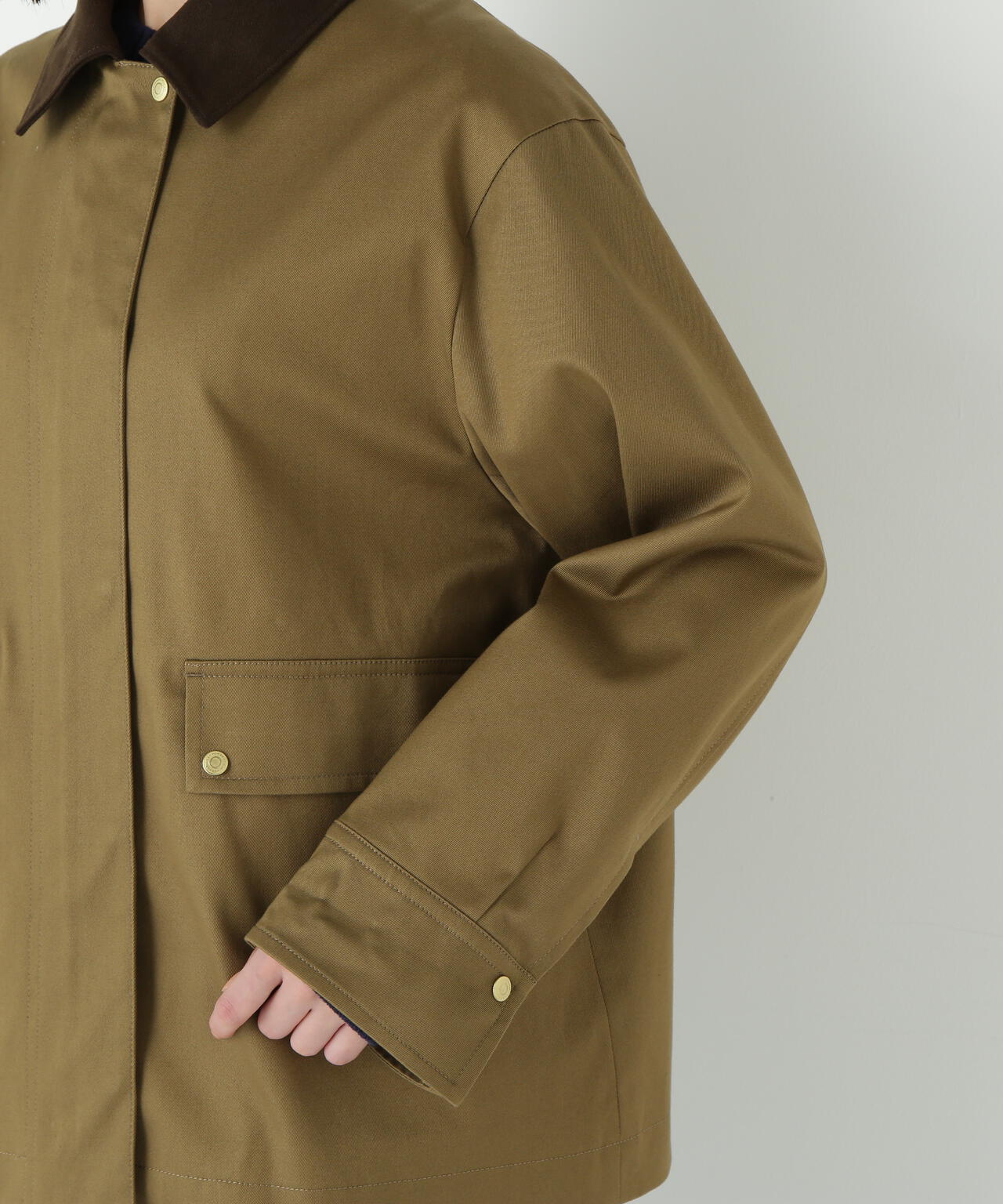 コットンツイルストレッチブルゾン | human woman（ヒューマンウーマン