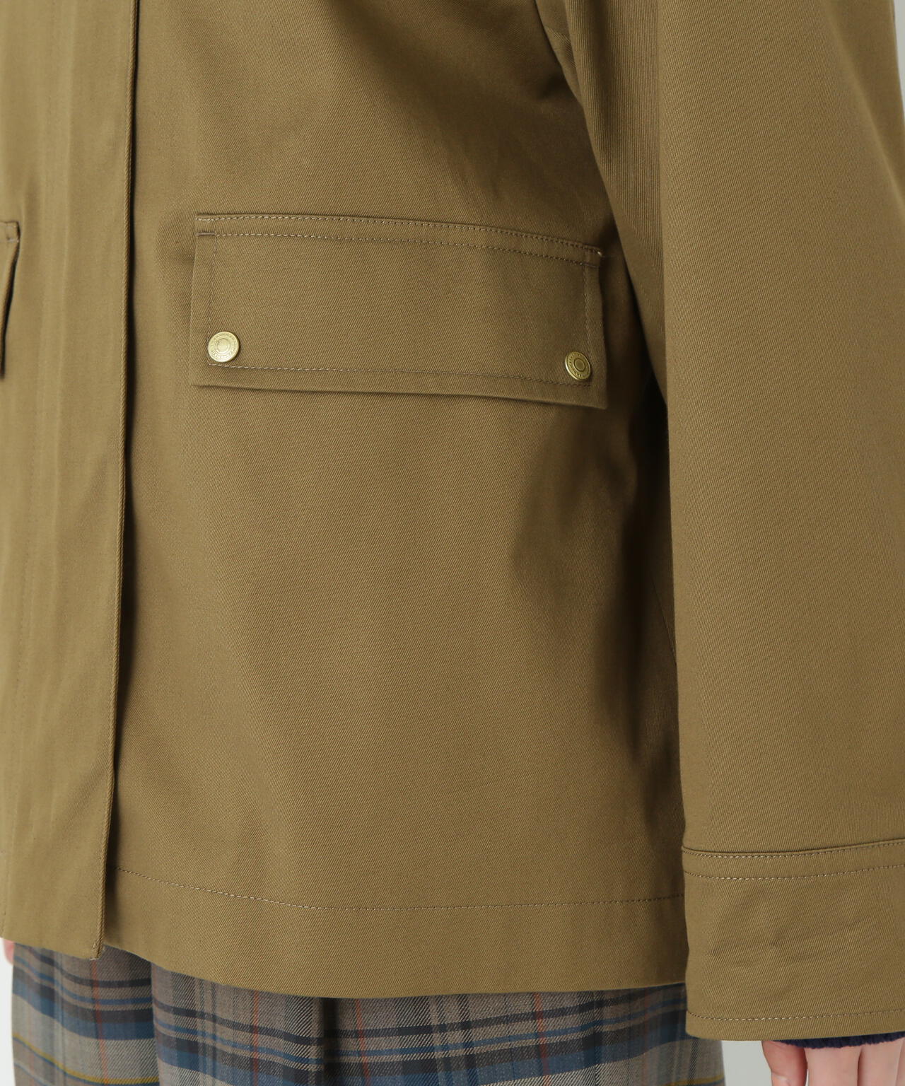 コットンツイルストレッチブルゾン | human woman（ヒューマンウーマン