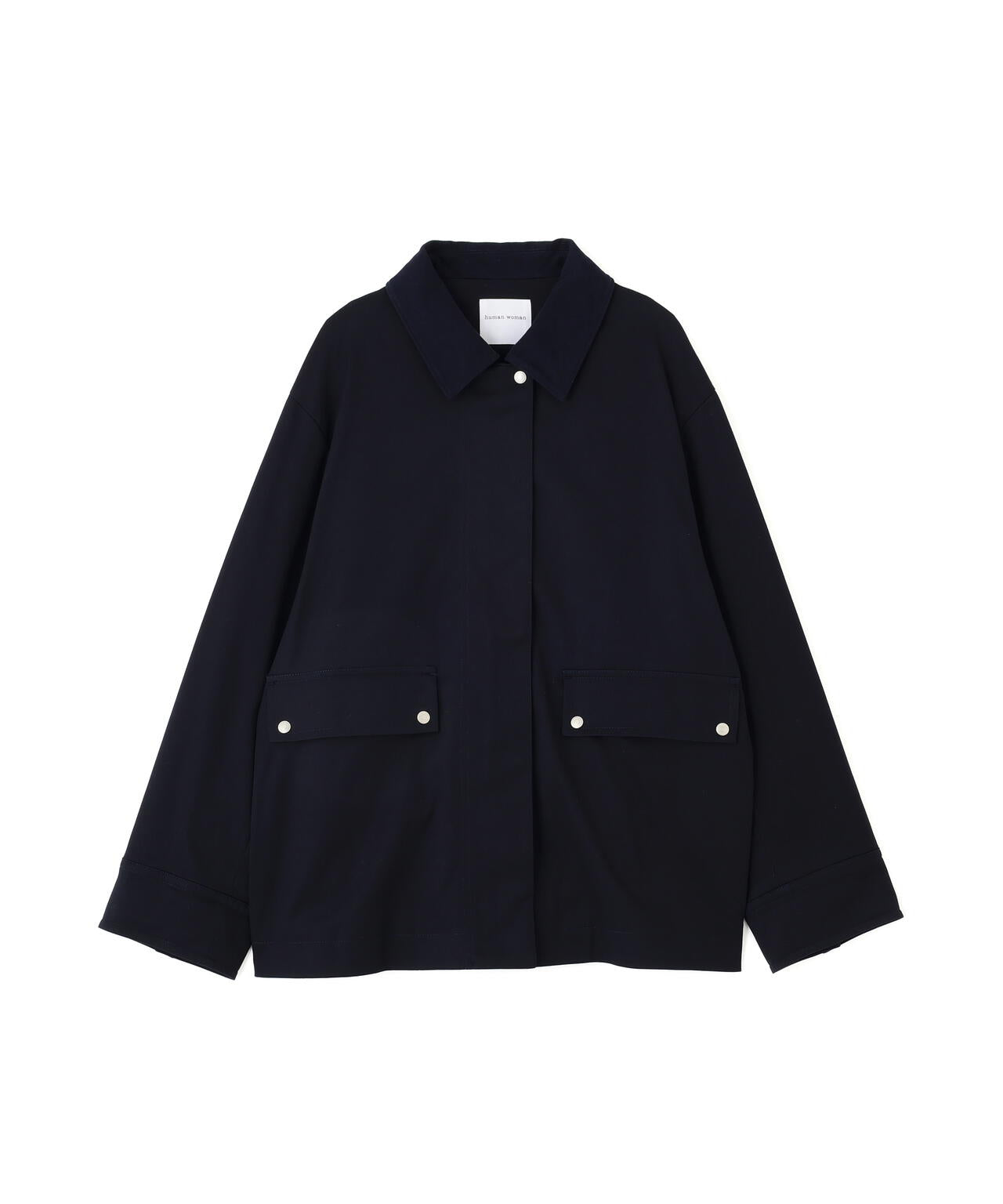 コットンツイルストレッチブルゾン | human woman（ヒューマンウーマン