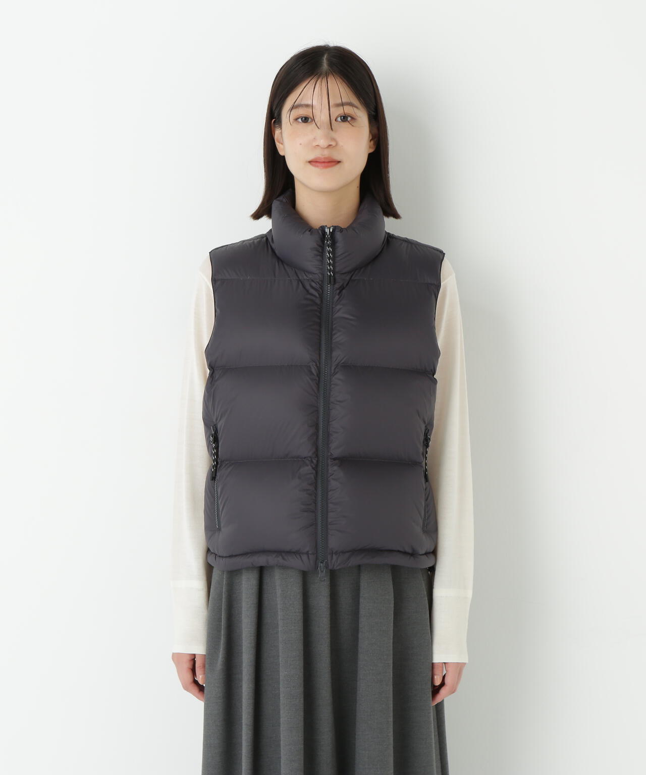 ≪TAIONコラボ≫ボリュームスタンドダウンベスト | human