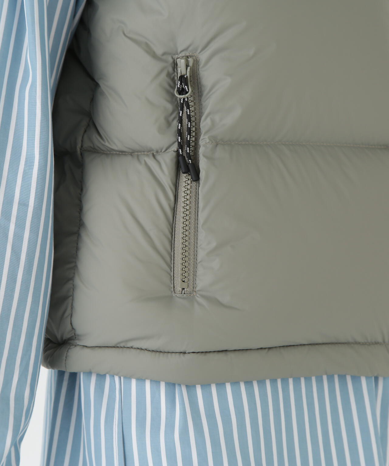 ≪TAIONコラボ≫ボリュームスタンドダウンベスト | human woman