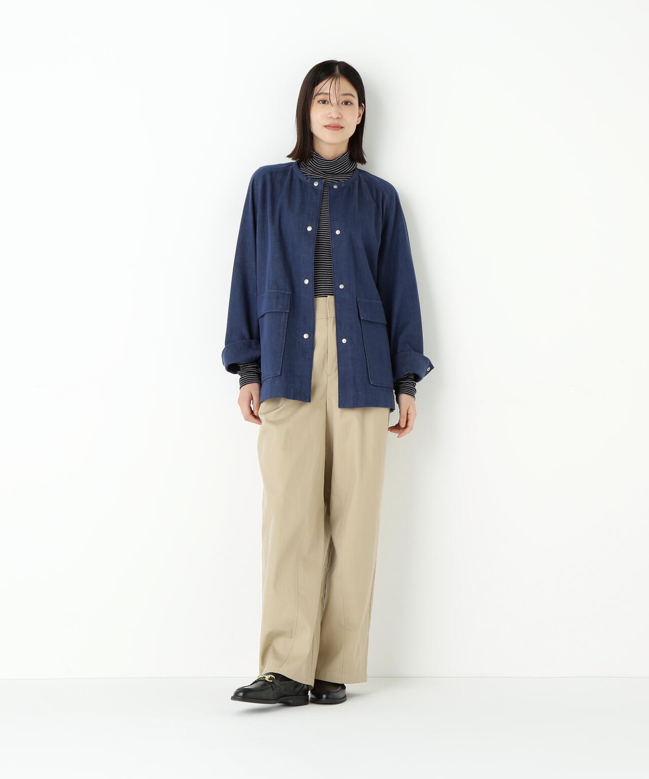 ８ｏｚデニムブルゾン