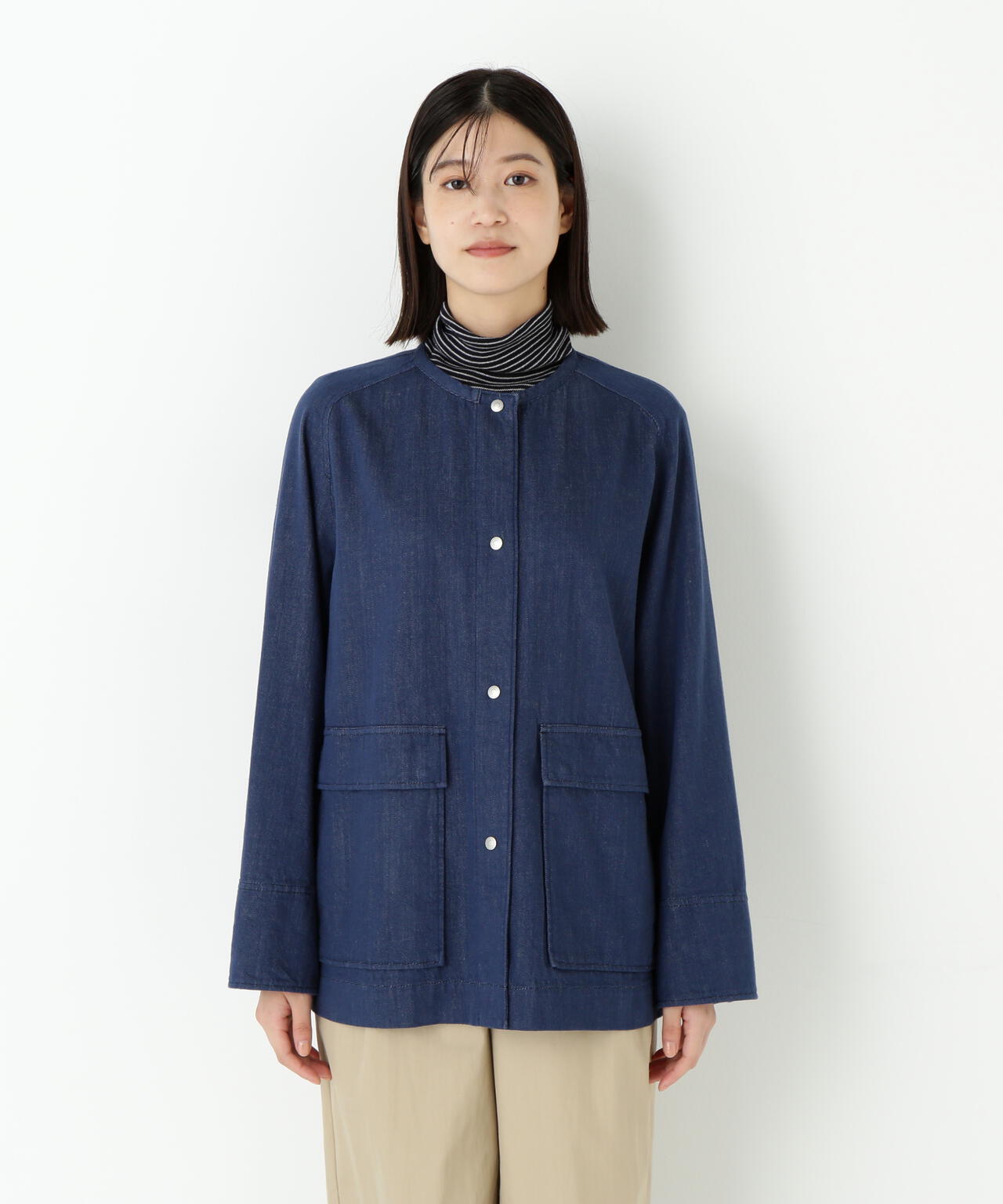 ８ｏｚデニムブルゾン