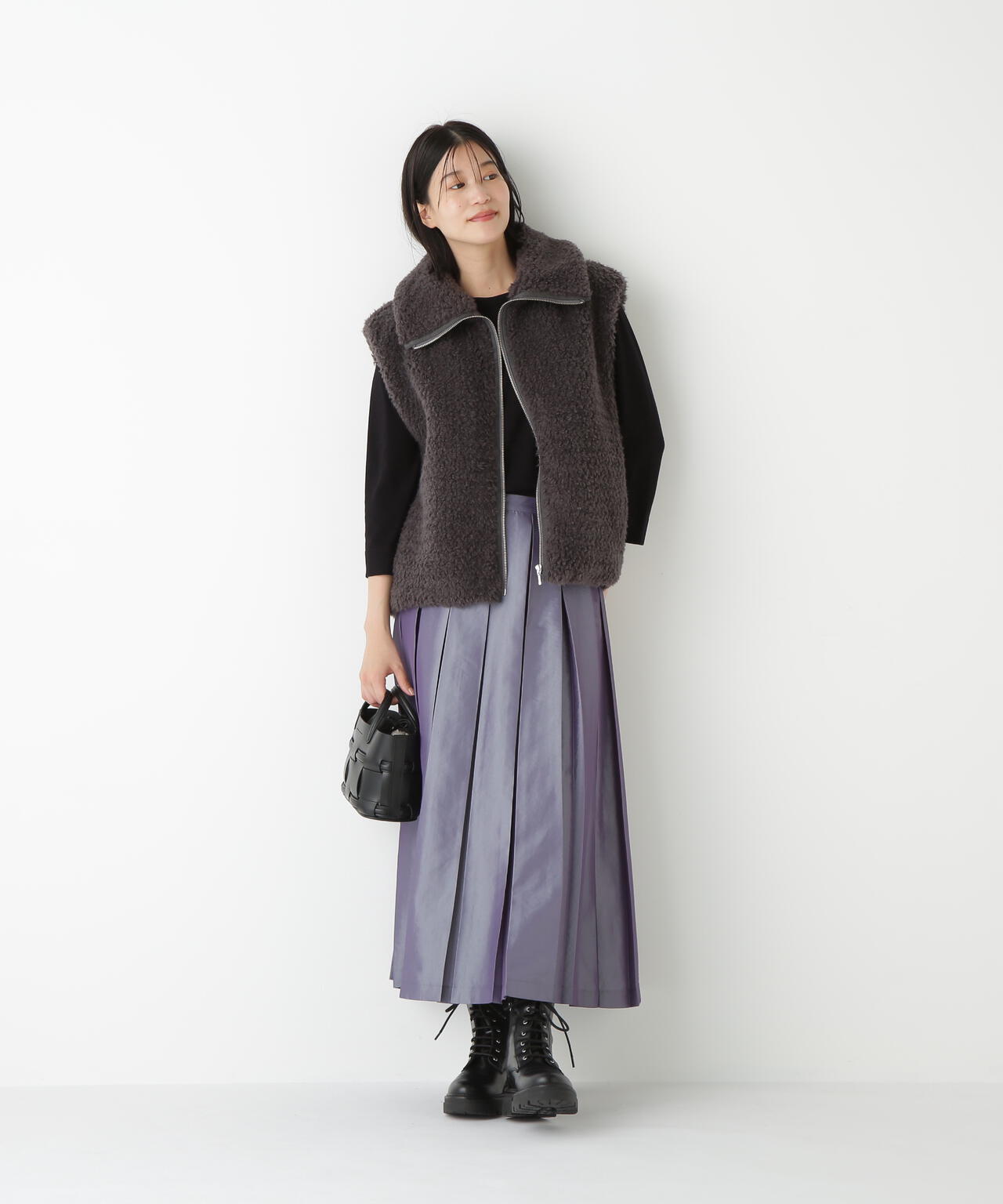 フェイクボアコクーンジレ | human woman（ヒューマンウーマン