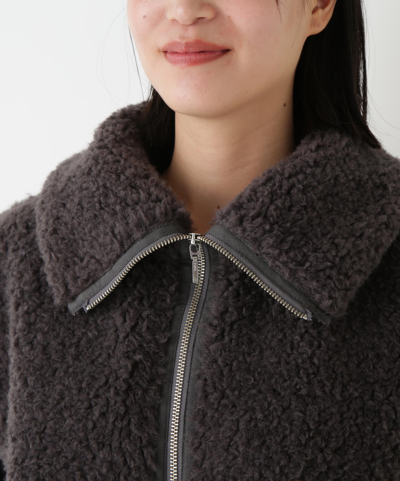 フェイクボアコクーンジレ | human woman（ヒューマンウーマン