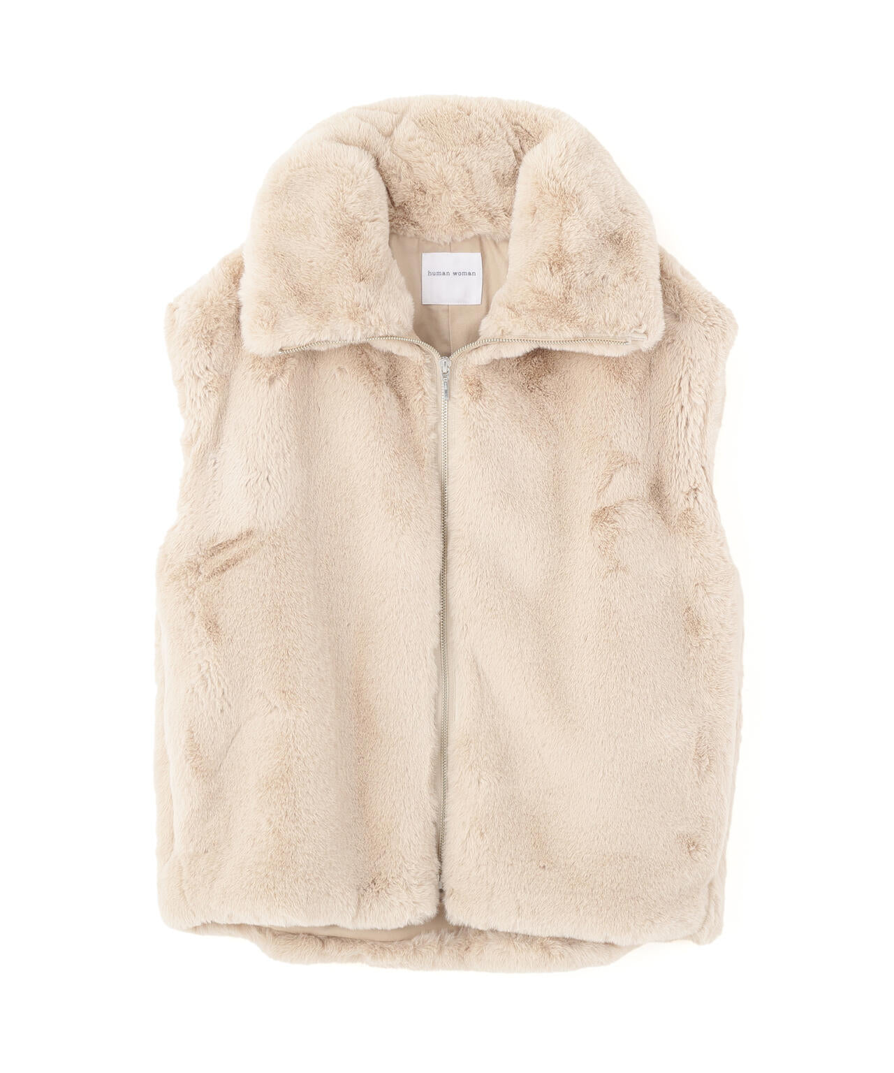 フェイクファーコクーンジレ