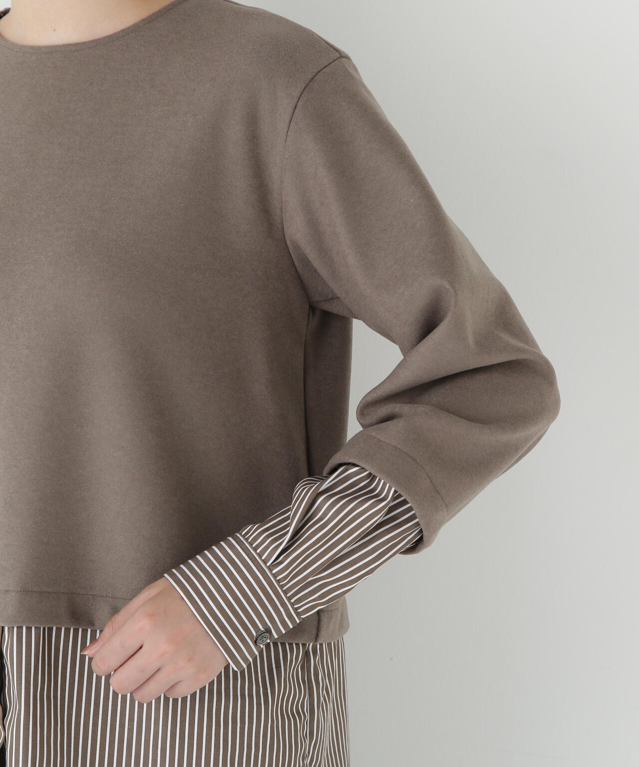 シャツドッキングミルドジャージープルオーバー