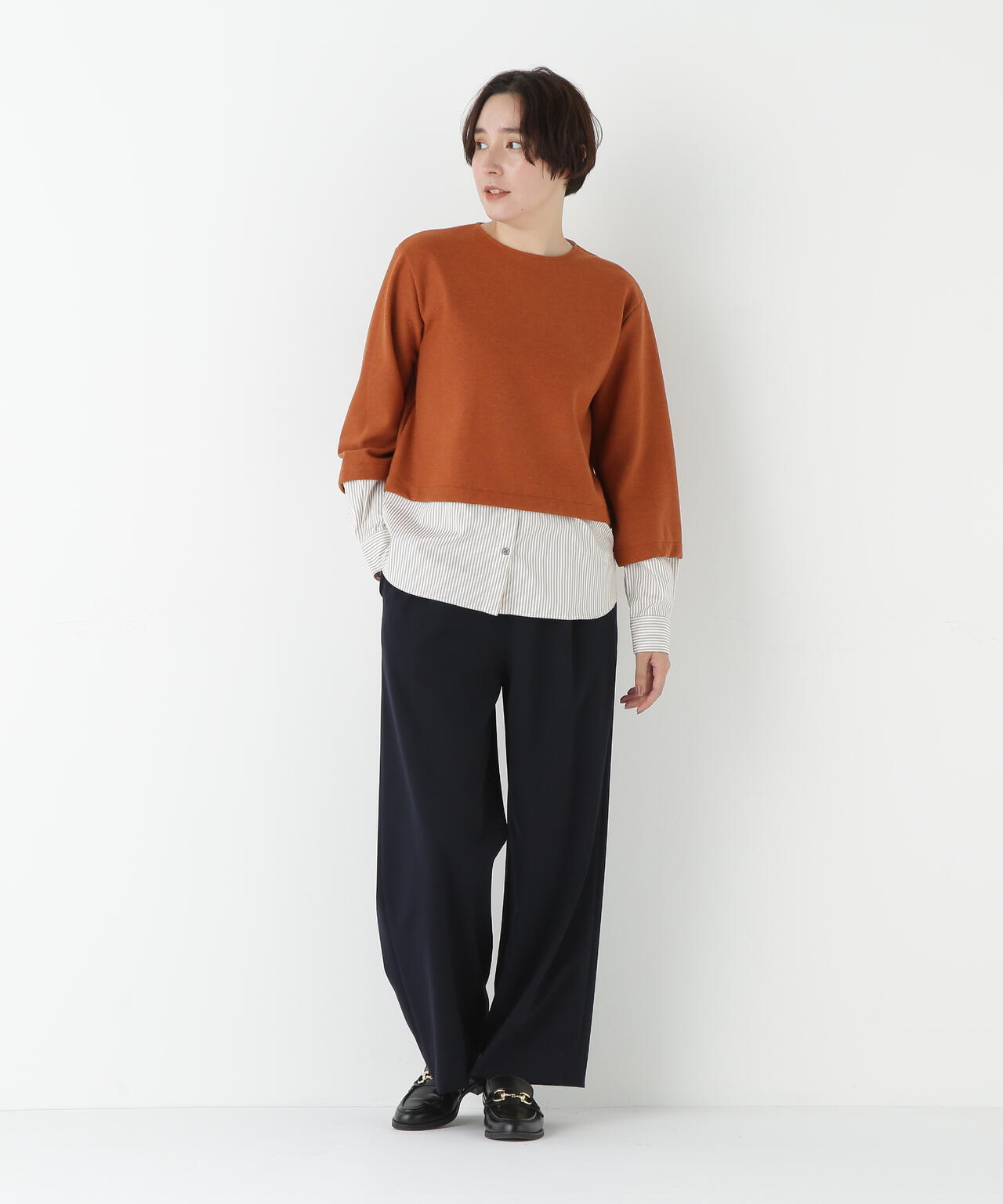 シャツドッキングミルドジャージープルオーバー