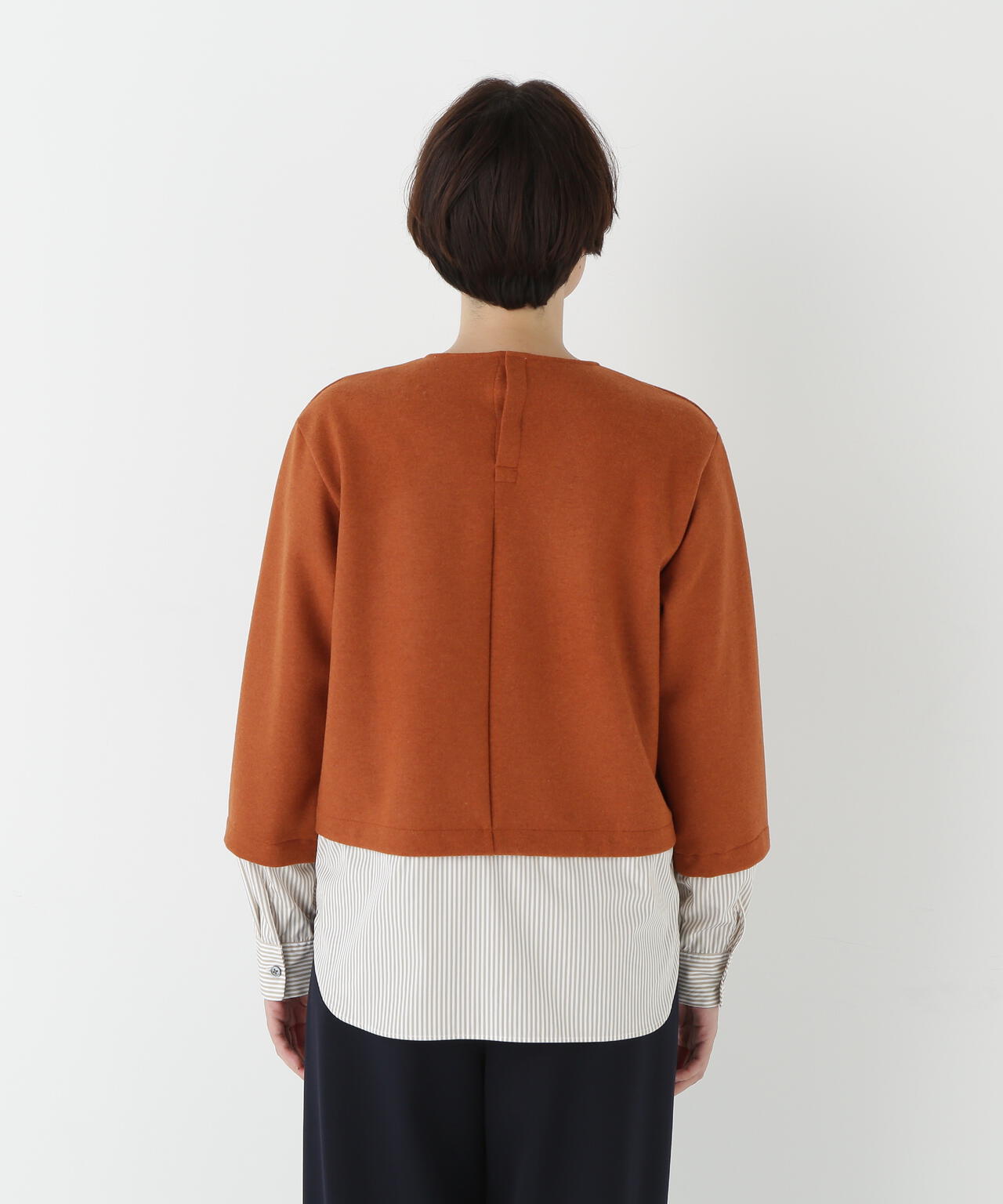 シャツドッキングミルドジャージープルオーバー