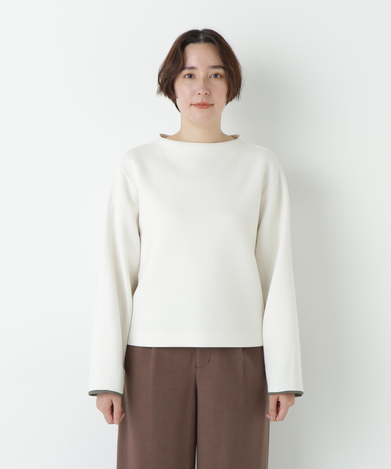 チェックドッキングダンボールプルオーバー | human woman（ヒューマン