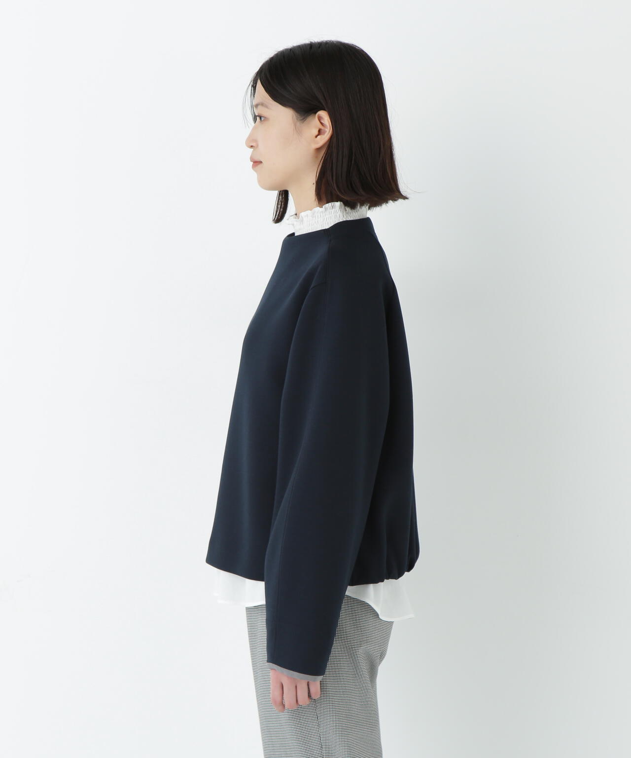 sachi☆断捨離中☆様おまとめ専用　ビアズリー 異素材ドッキングプルオーバー等 チェックドッキングダンボールプルオーバー | human woman（ヒューマン