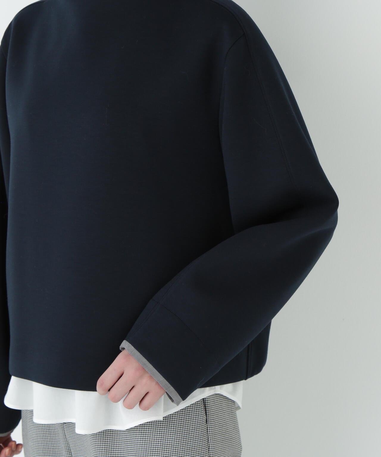 チェックドッキングダンボールプルオーバー | human woman（ヒューマン