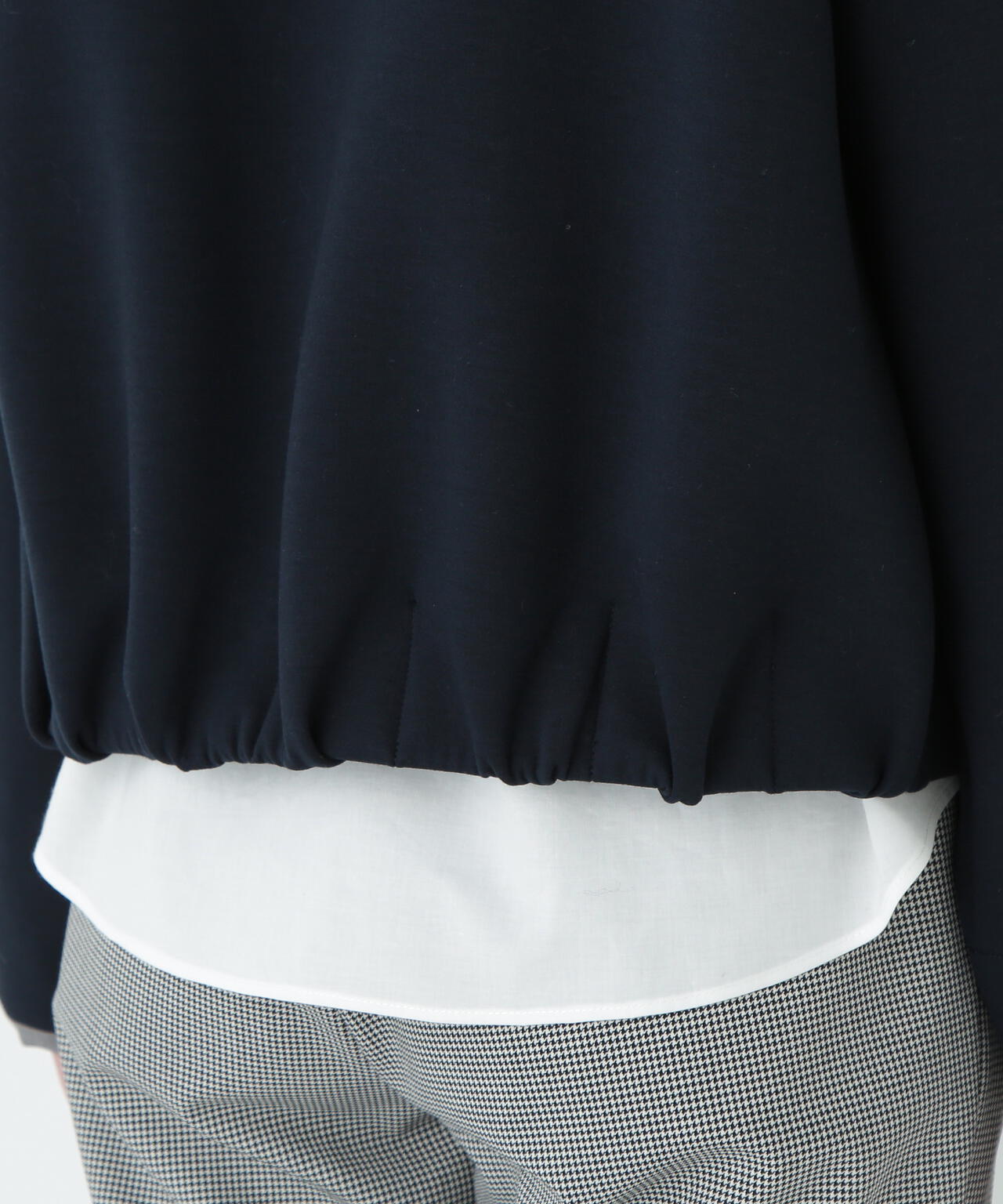 チェックドッキングダンボールプルオーバー | human woman（ヒューマン