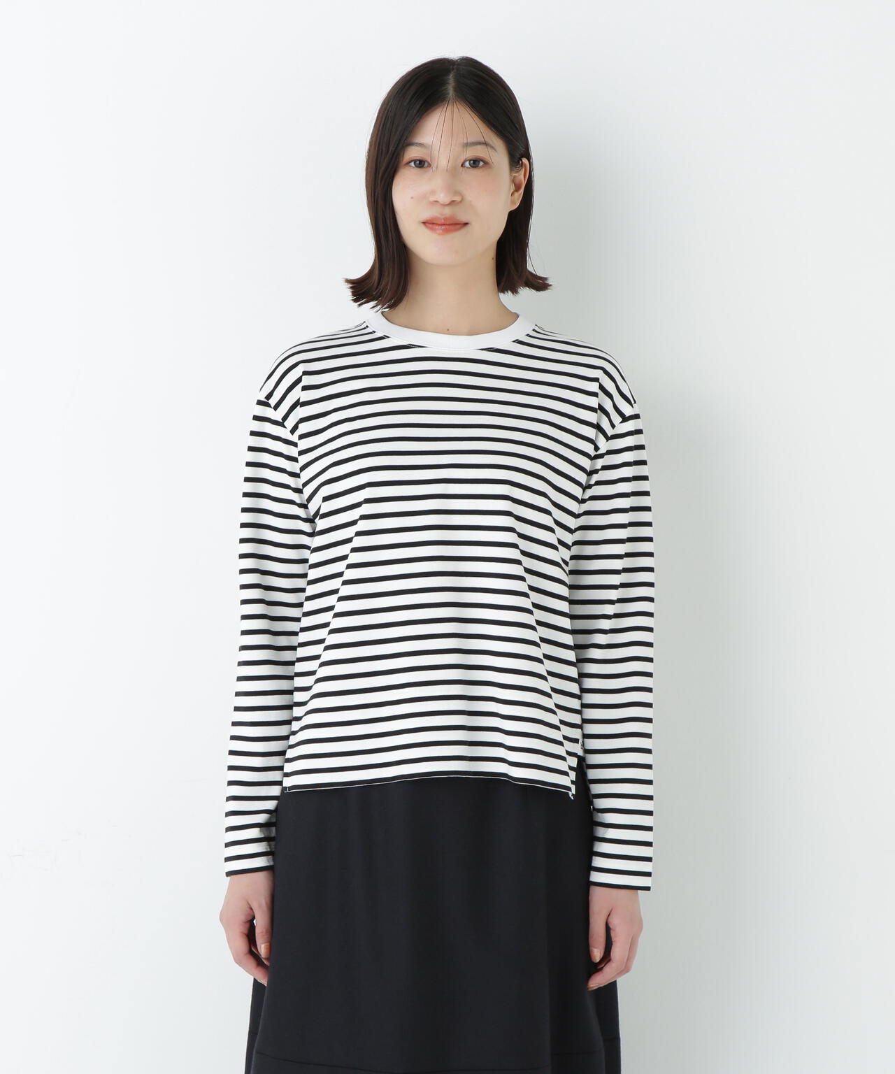 ボーダーロングスリーブＴシャツ