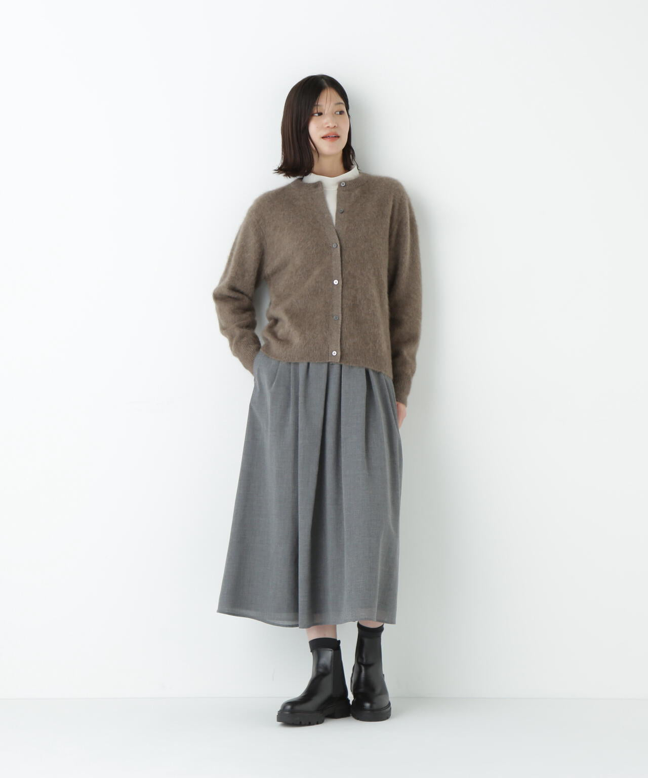 ≪ウォーム素材≫コットンウォームカットソー