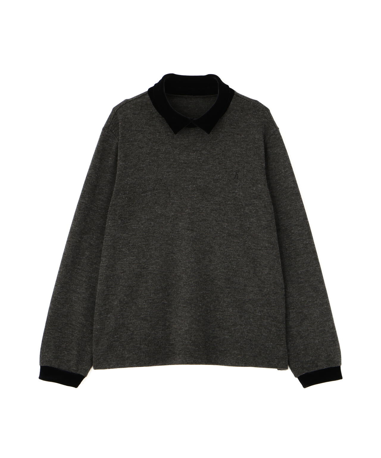 ベロア襟ドッキングプルオーバー | human woman（ヒューマンウーマン