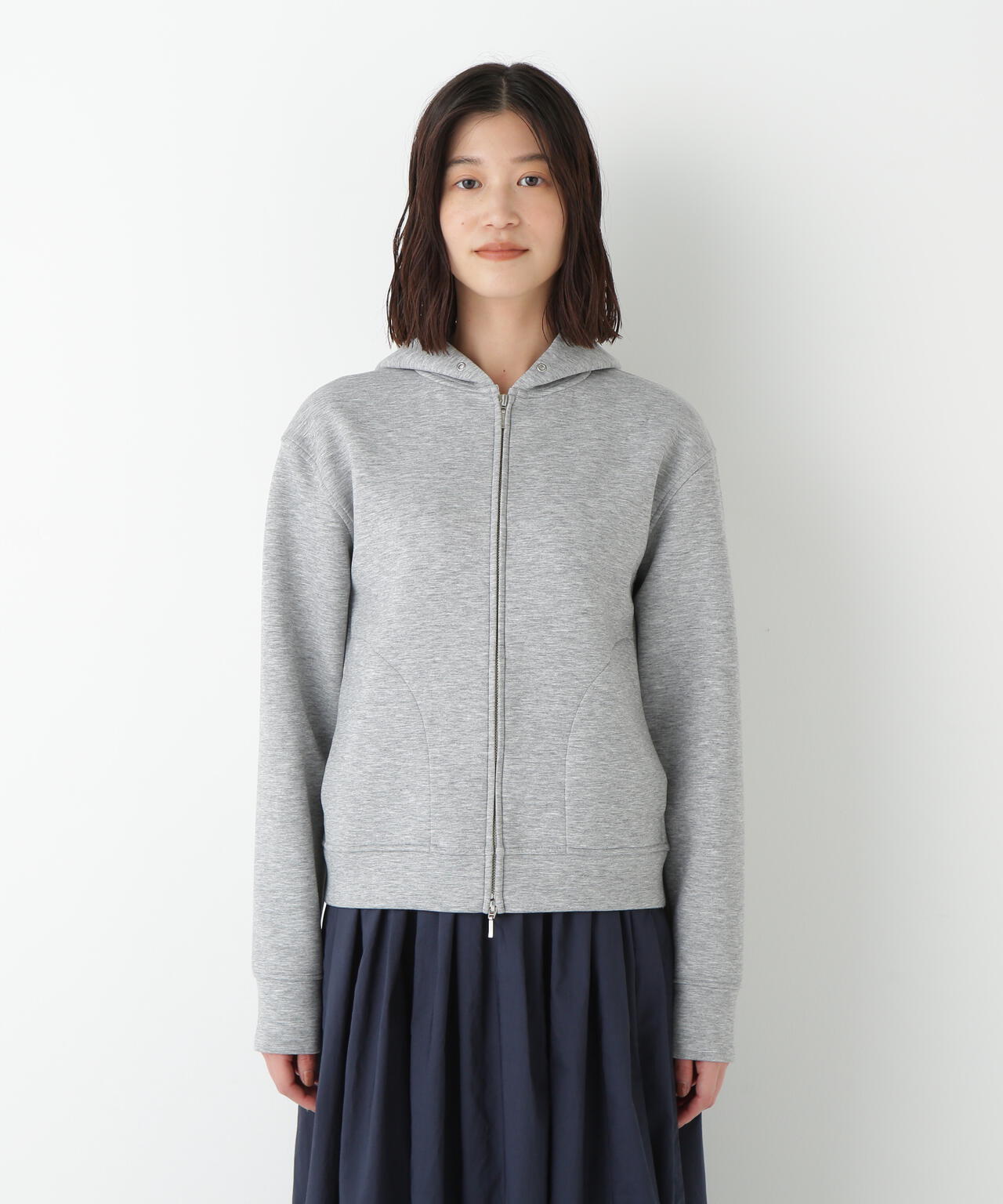 クッションダンボールジップパーカー