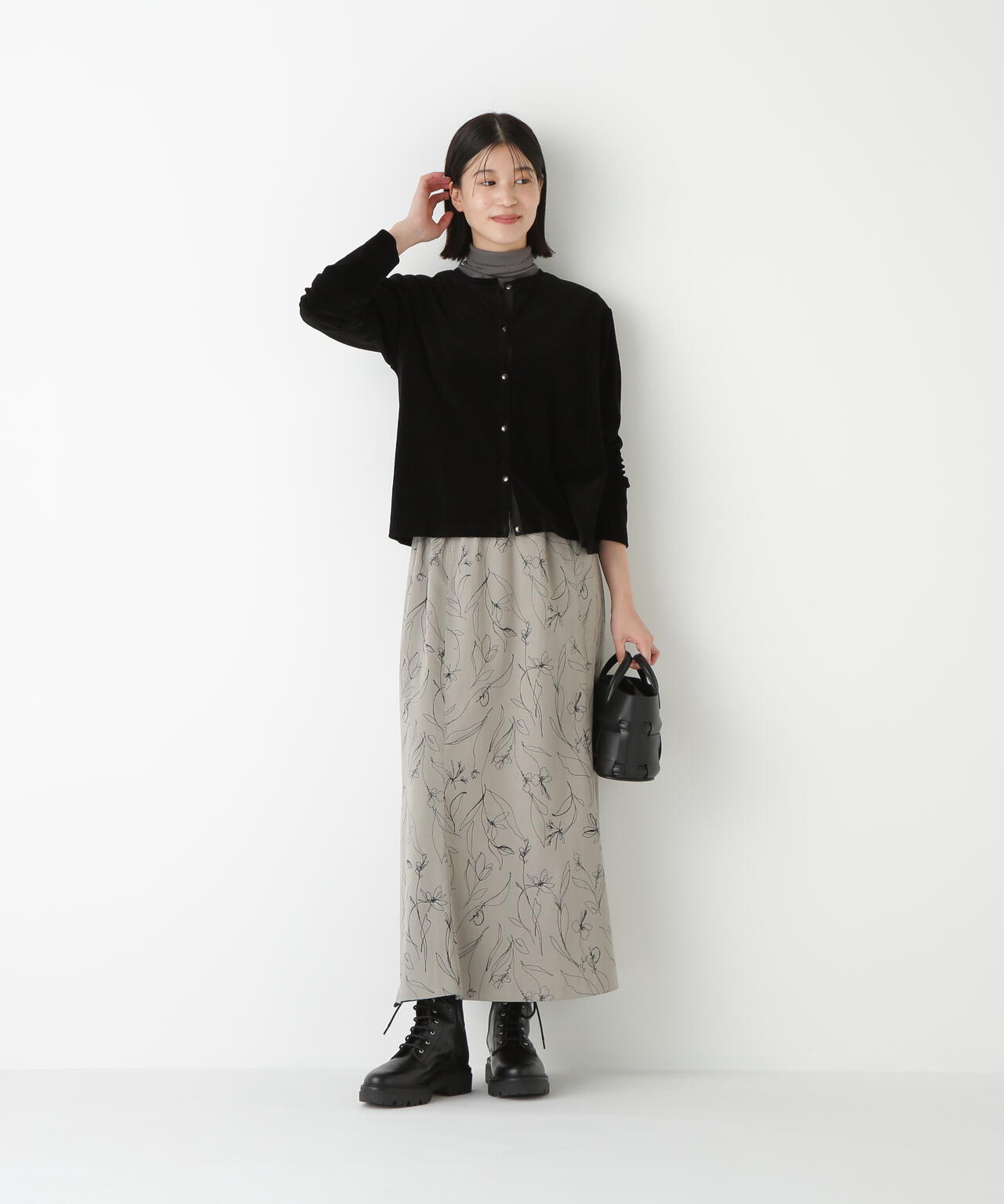 ヒューマンウーマン（human woman）/◆ＴＣコンパクトベロアカーディガン TCコンパクトベロアカーディガン | human woman（ヒューマンウーマン