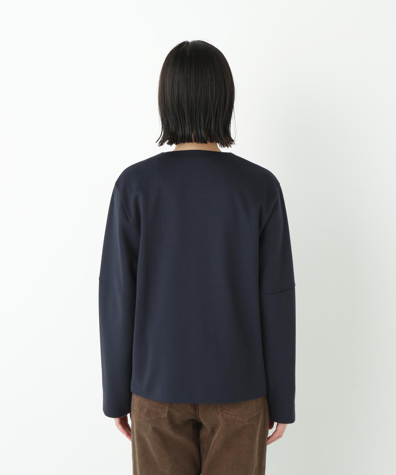 ダンボールVネックカーディガン | human woman（ヒューマン