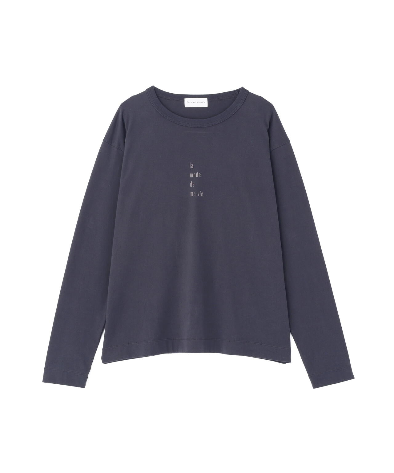 ロゴ長袖Tシャツ | human woman（ヒューマンウーマン） ｜【公式