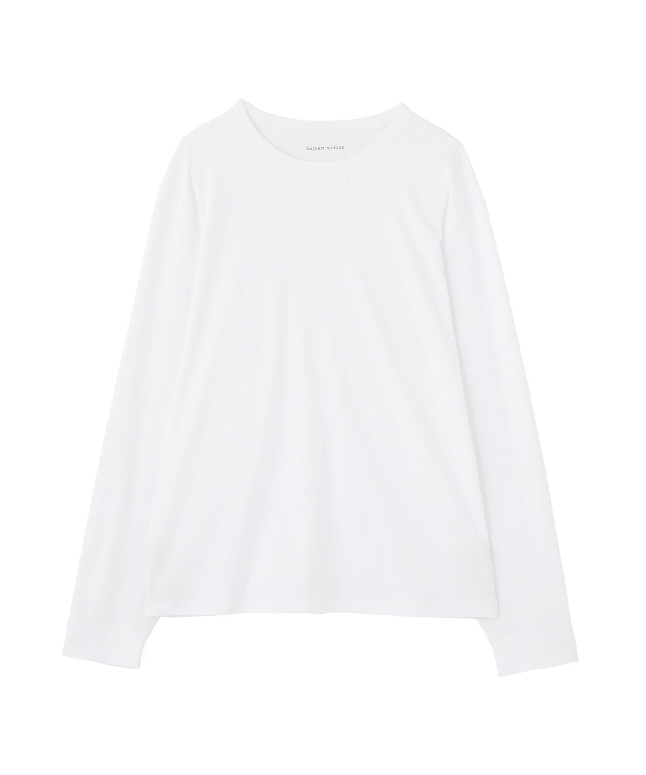 ゼロロックコットンスムースカットソー | human woman（ヒューマン