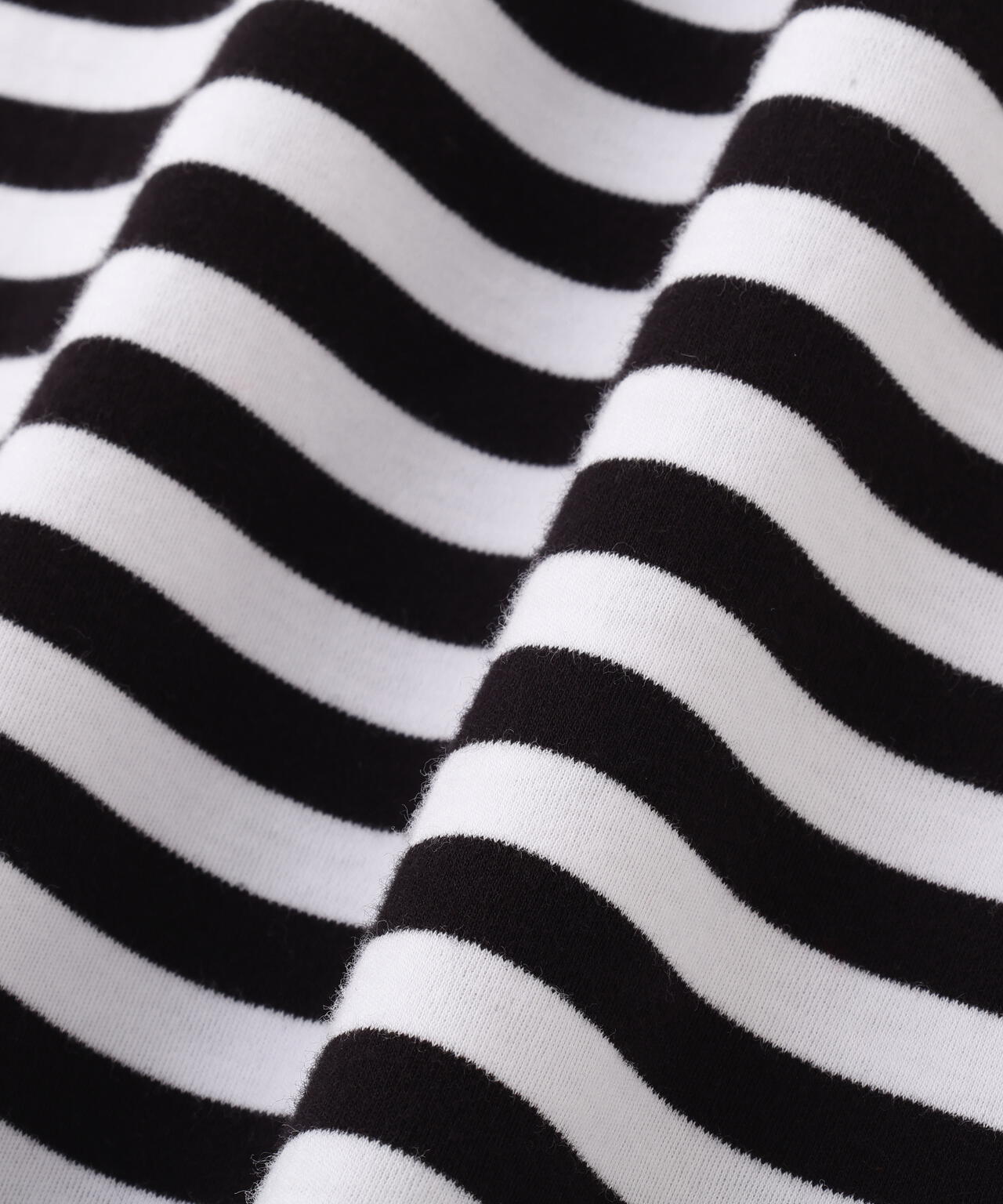 ゼロロックコットンスムースボーダーカットソー