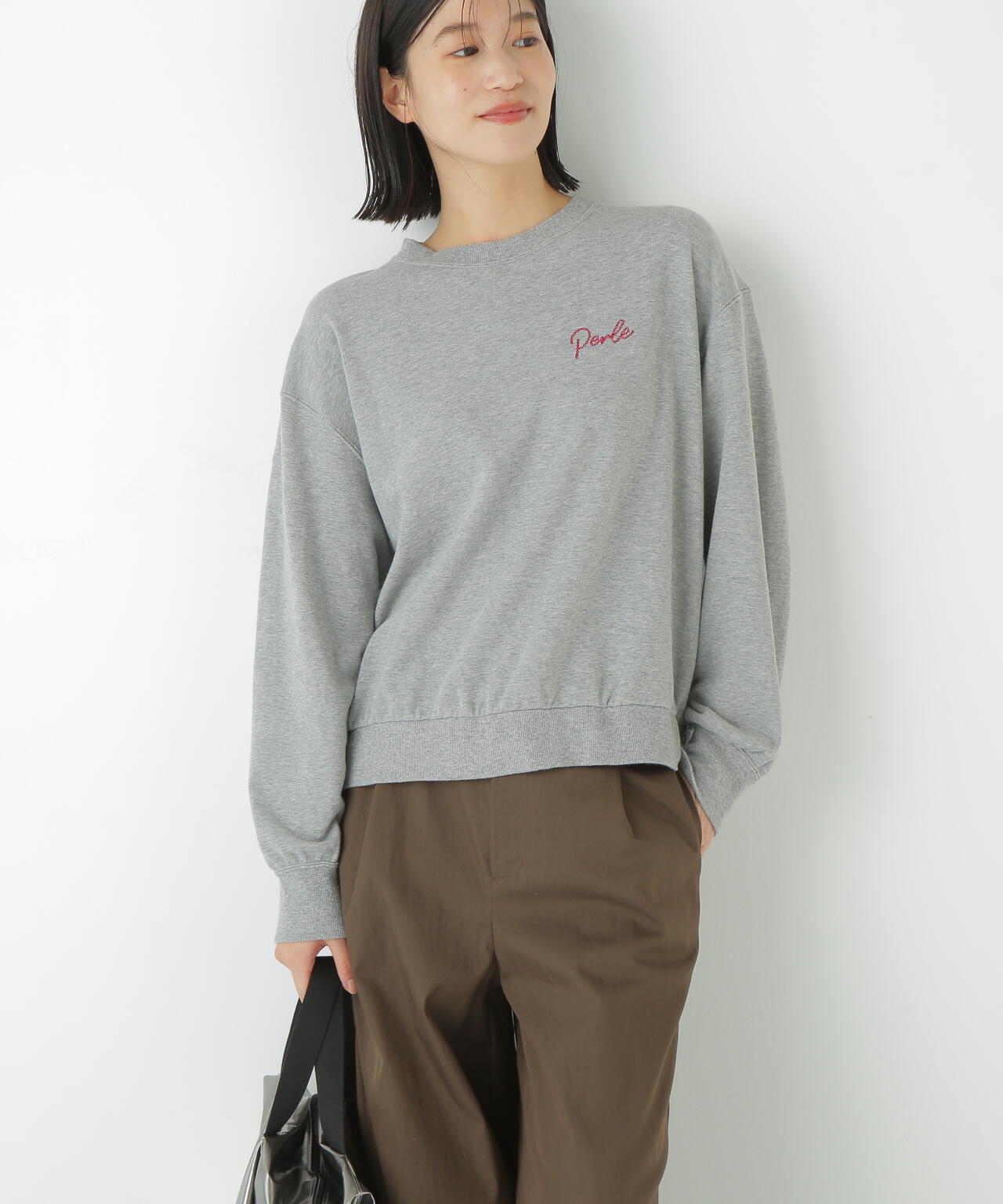 チェーンステッチロゴトレーナー