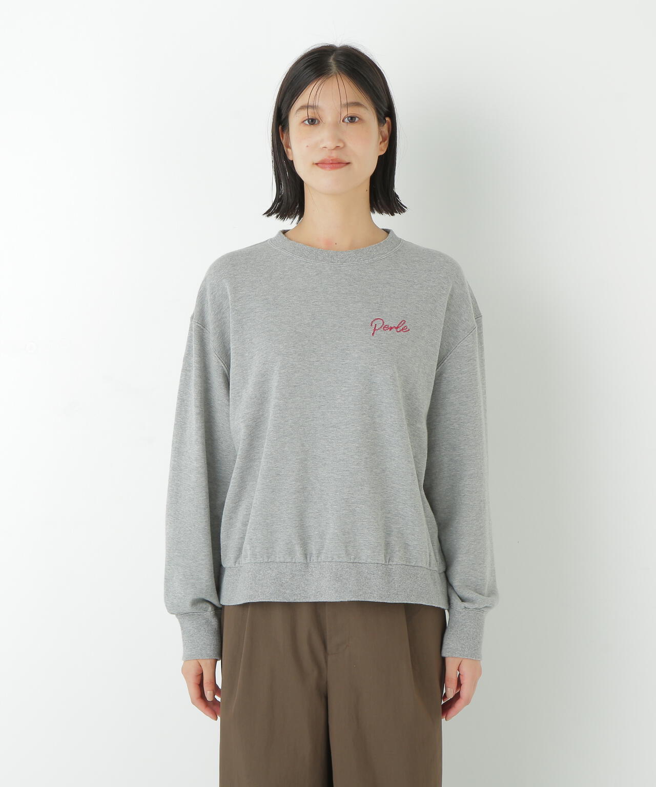 チェーンステッチロゴトレーナー