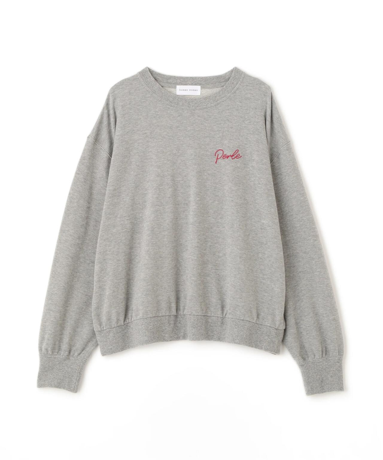 チェーンステッチロゴトレーナー