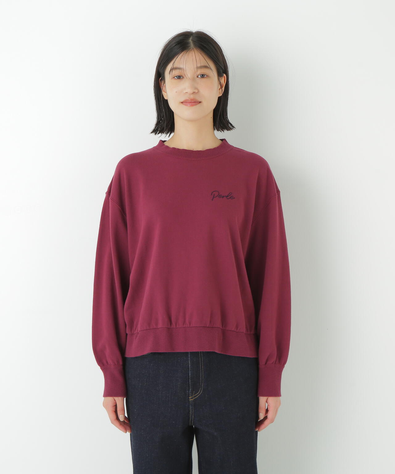 チェーンステッチロゴトレーナー