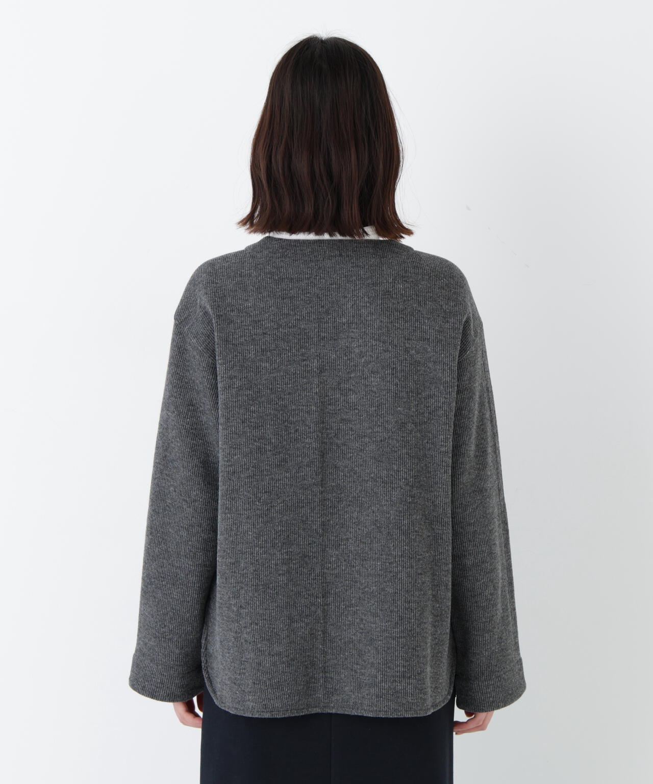 クォーターゲージＶネックカーディガン