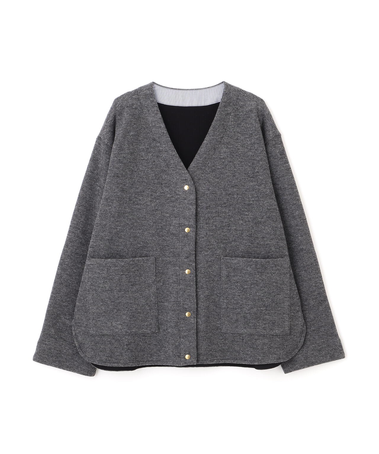 クォーターゲージＶネックカーディガン