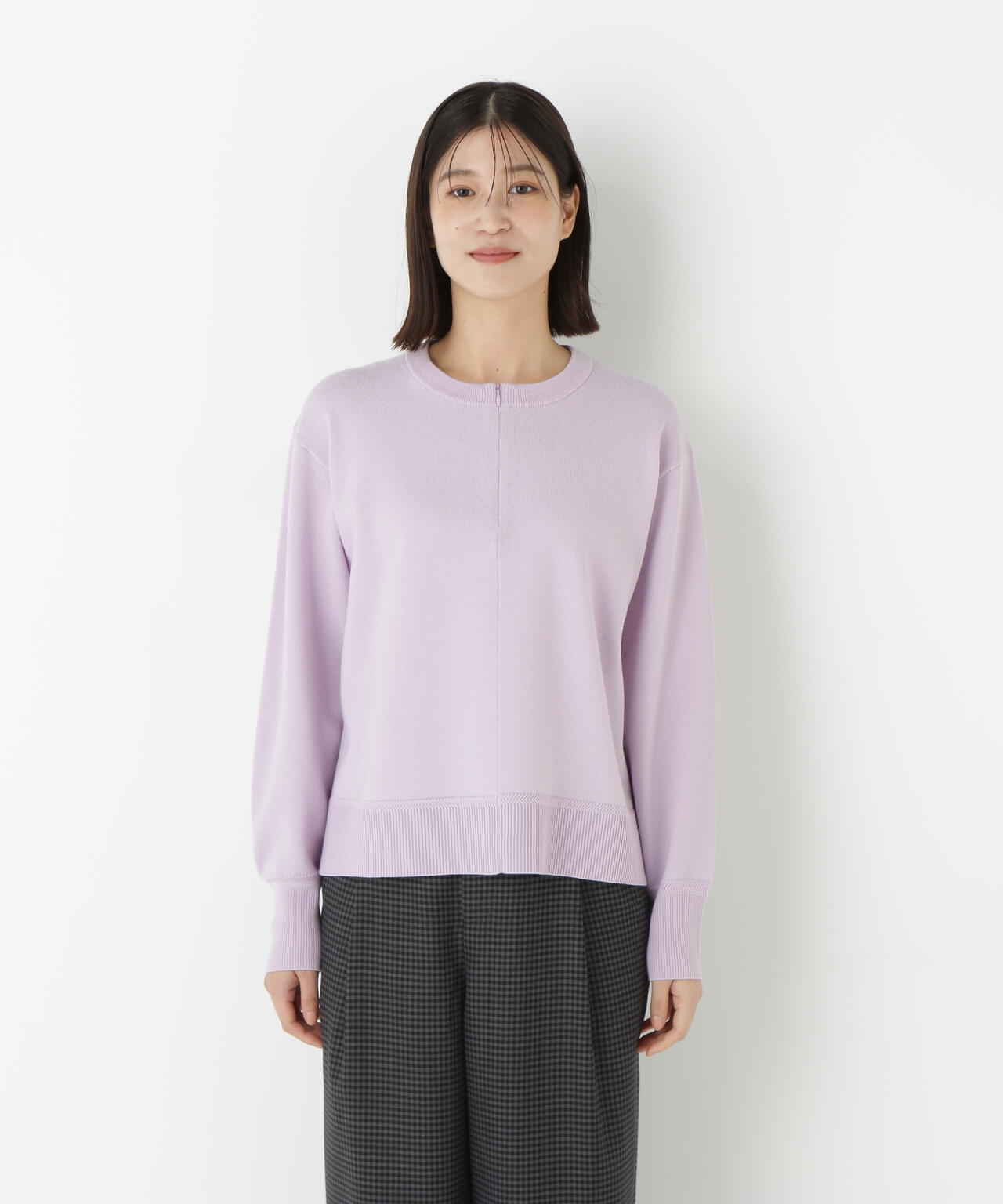 【美品】パルティール　usperwave ウォッシャブル】パンサーロゴプリントプルオーバーカットソー