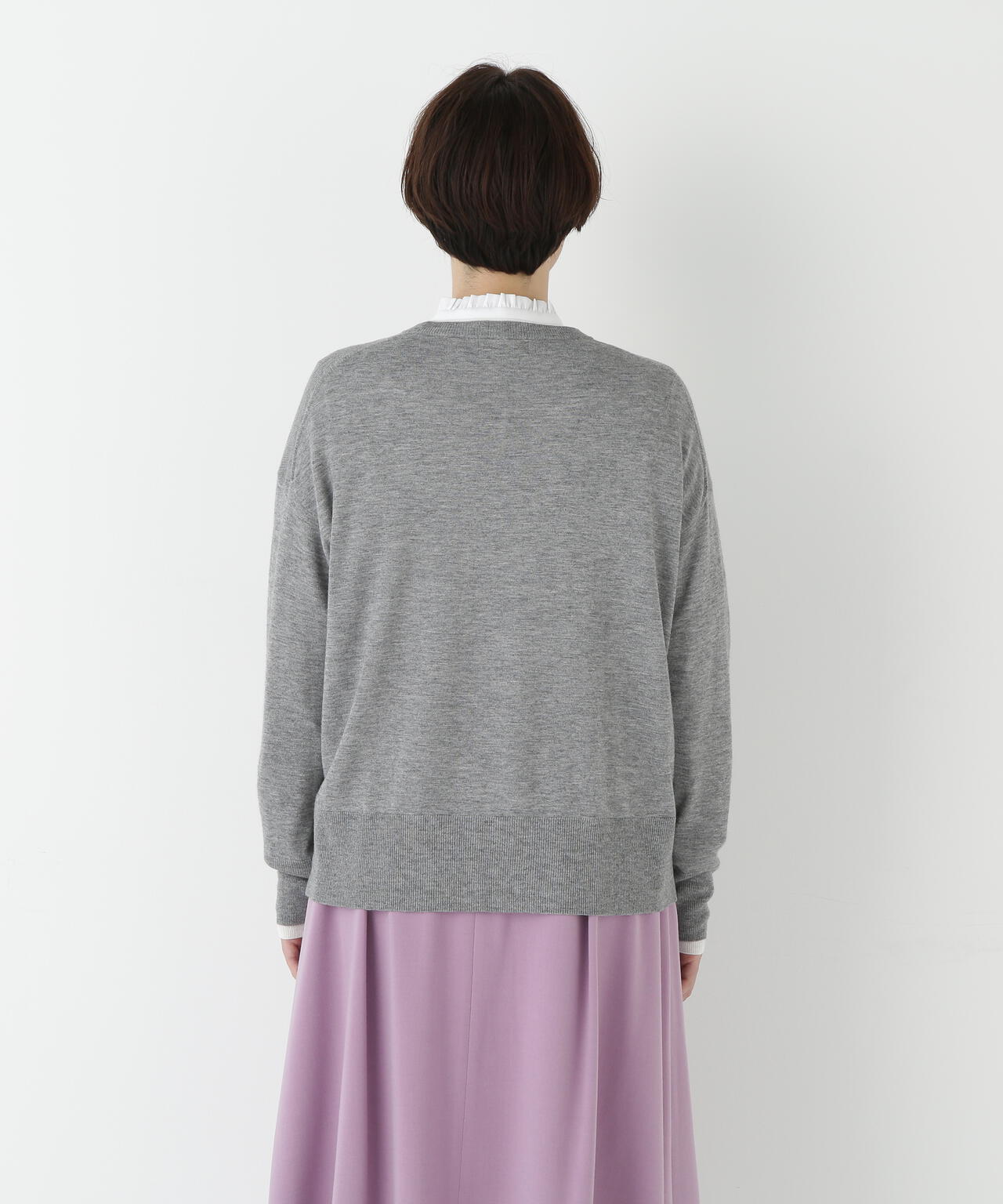 JUNさん　専用 ハイゲージバイカラーハイネックプルオーバー | human woman