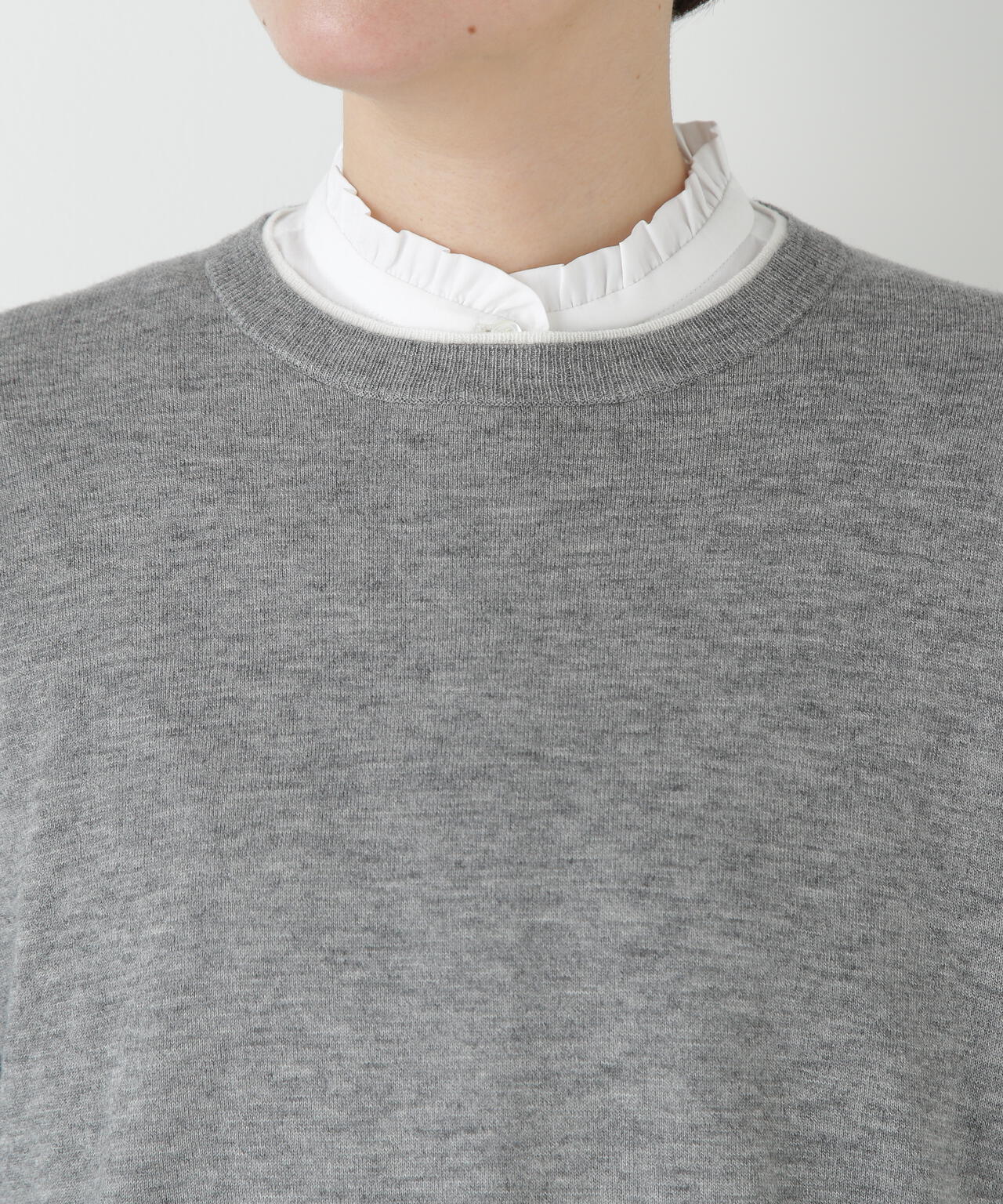 ハイゲージバイカラーハイネックプルオーバー | human woman