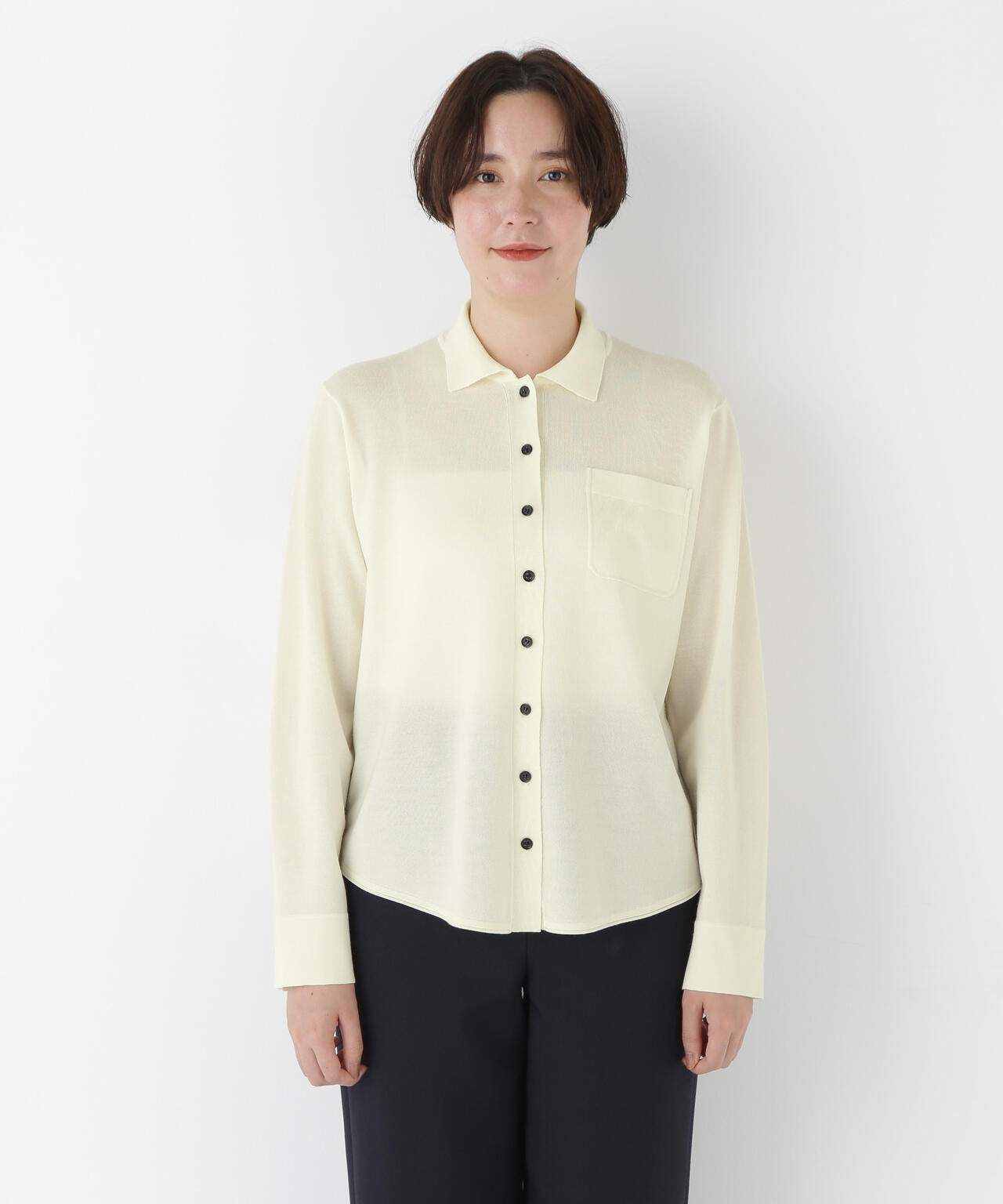 PRISTINEカシミヤ混長袖シャツ 楽天市場】シャツ カジュアルシャツ オーバーサイズ 長袖シャツ