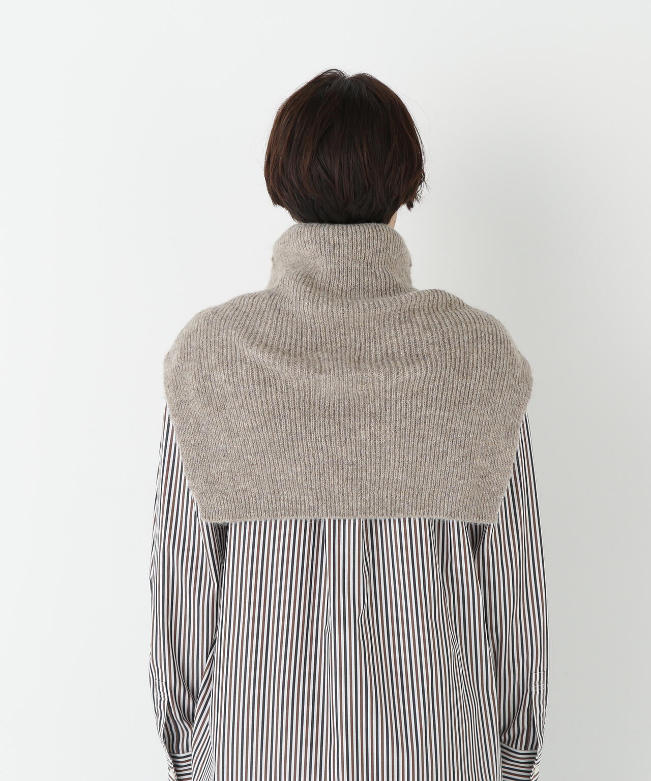 ヒューマンウーマン（human woman）/◆スリットハイネックショートベスト スリットハイネックショートベスト | human woman（ヒューマンウーマン