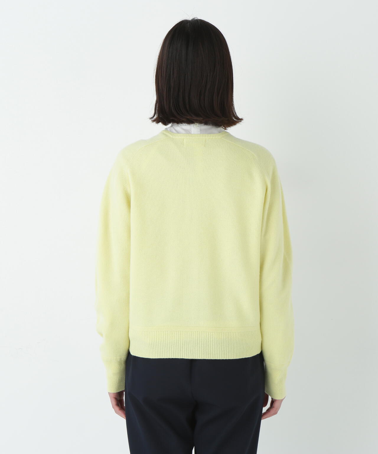 ≪洗える≫ウォッシャブルウールクルーネックカーディガン | human