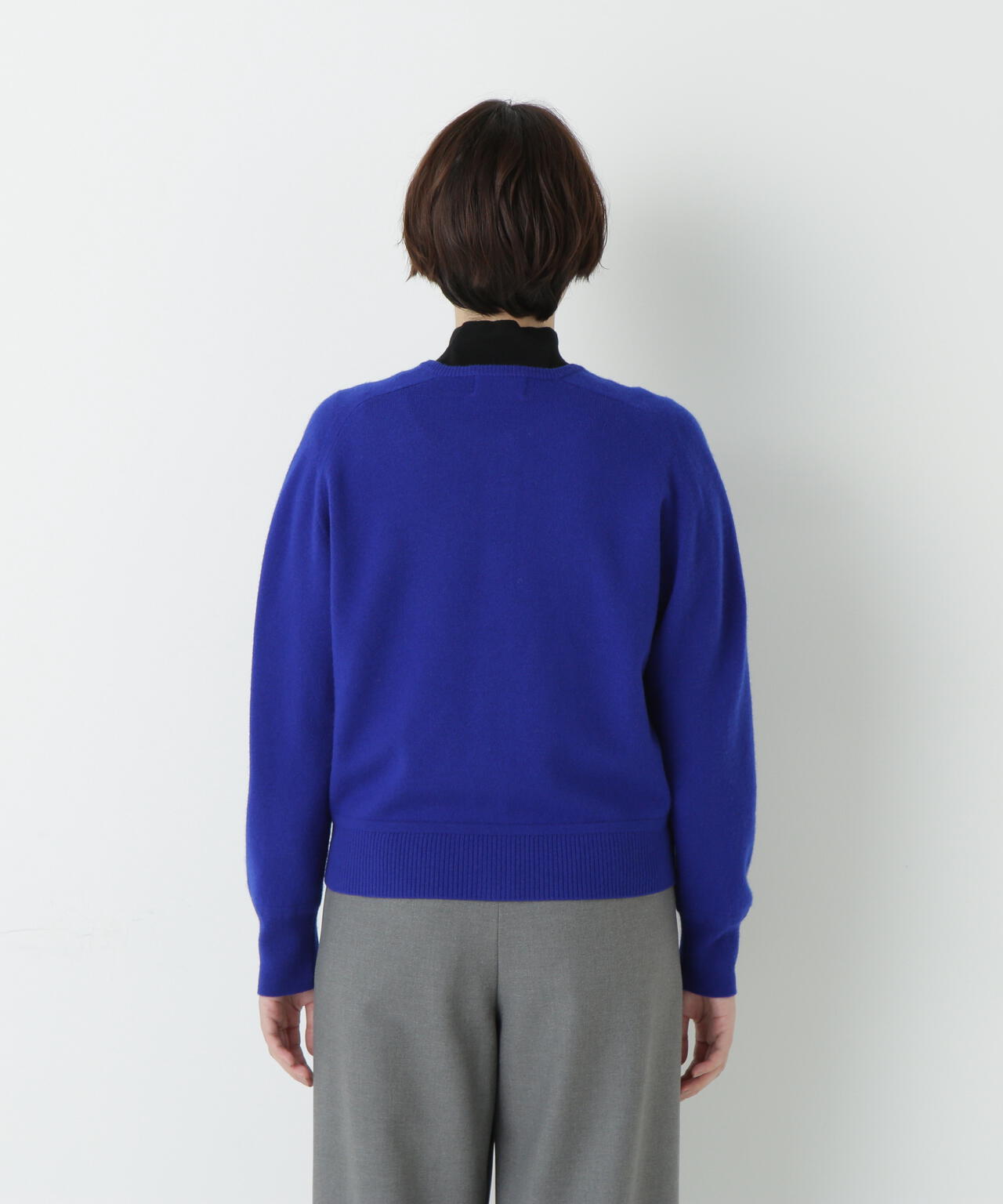 ≪洗える≫ウォッシャブルウールクルーネックカーディガン