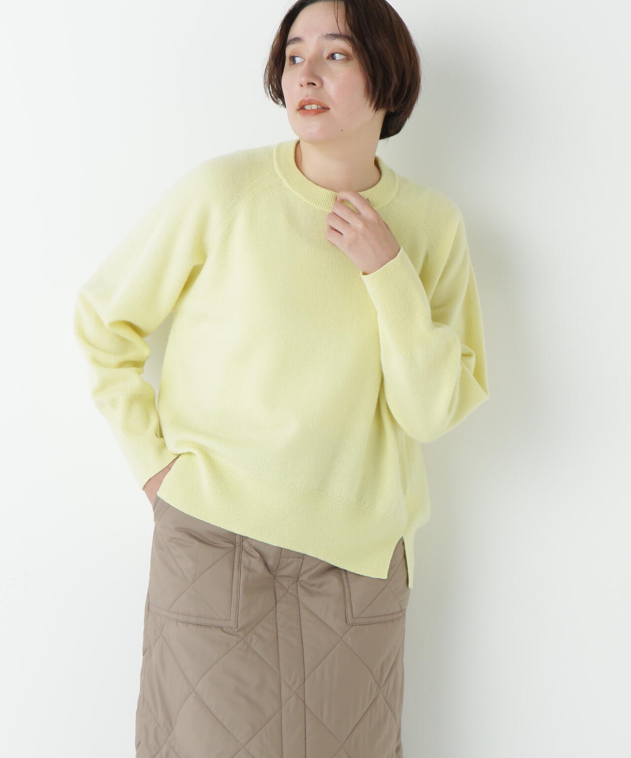 ≪大人気！新色あり / 洗える≫ウォッシャブルウールクルーネックプルオーバー