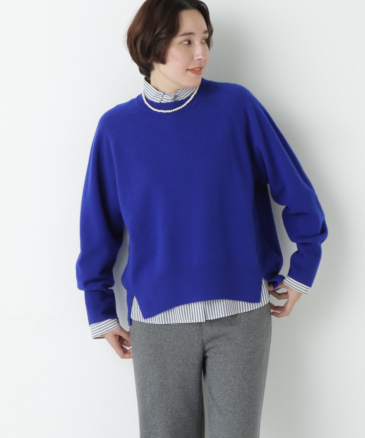 ≪大人気！新色あり / 洗える≫ウォッシャブルウールクルーネックプルオーバー