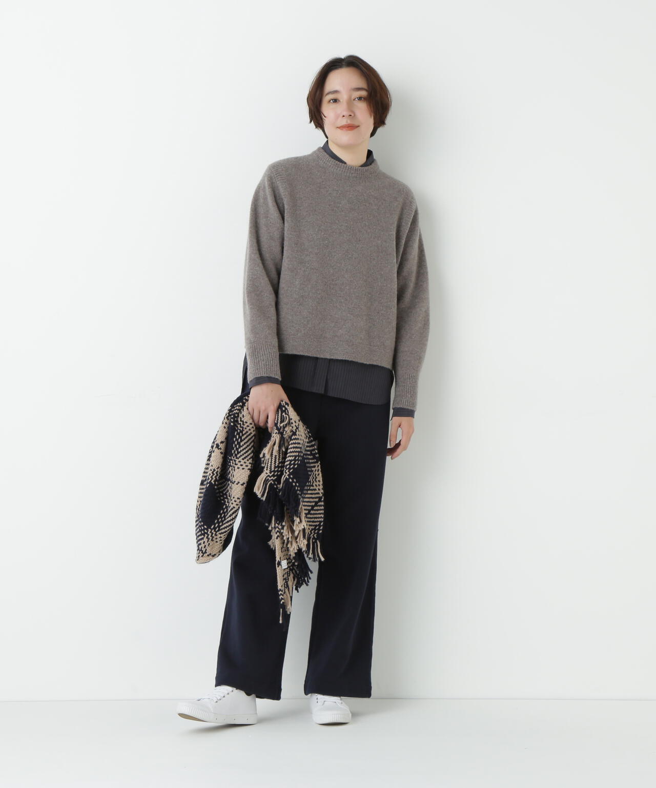 ヒューマンウーマン（human woman）/ミドルゲージエアリーニット ミドルゲージエアリーニット | human woman（ヒューマンウーマン