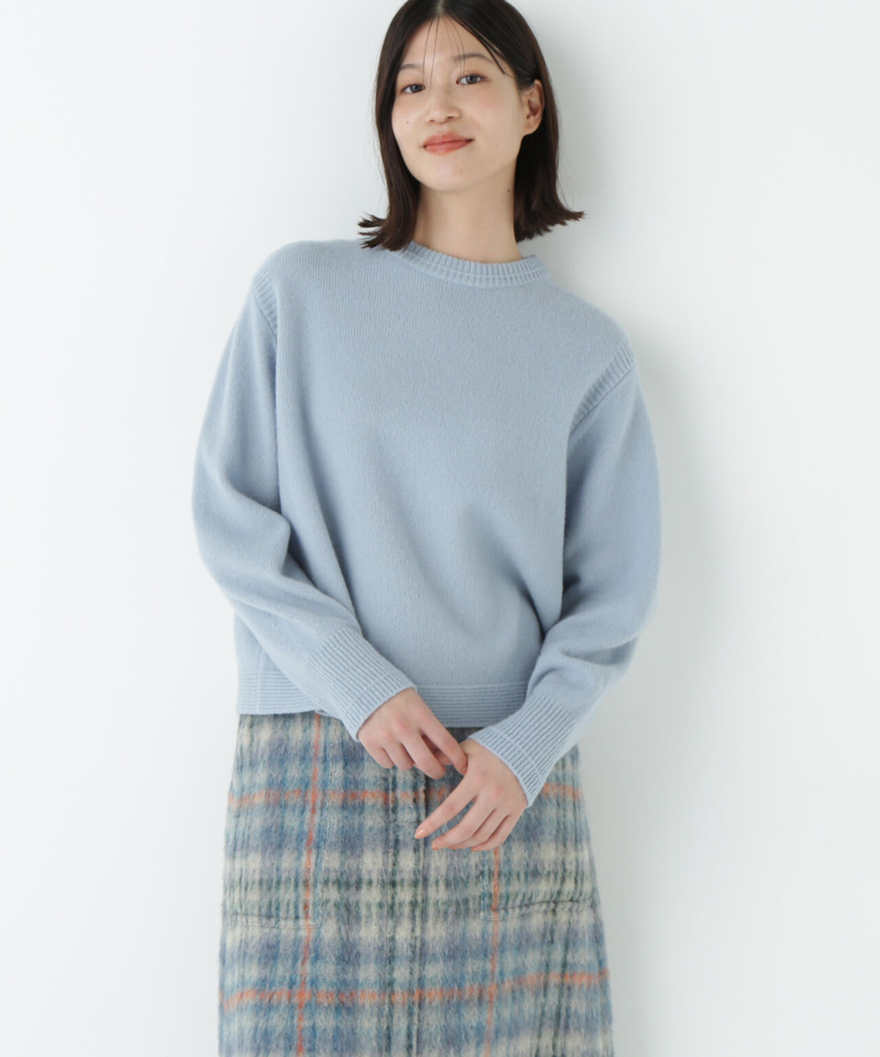 ミドルゲージエアリーニット | human woman（ヒューマンウーマン