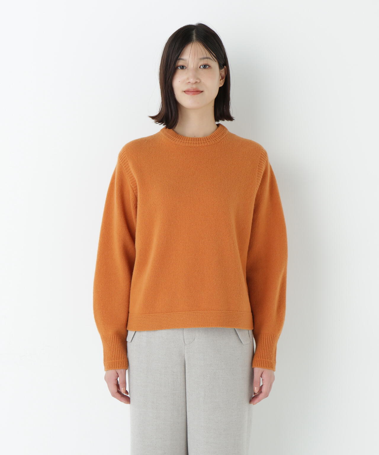 ミドルゲージエアリーニット