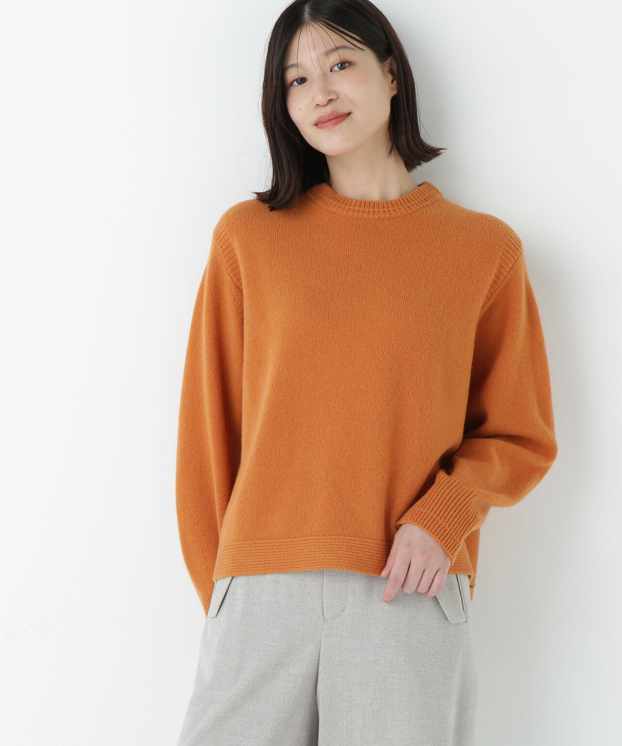 ミドルゲージエアリーニット | human woman（ヒューマンウーマン